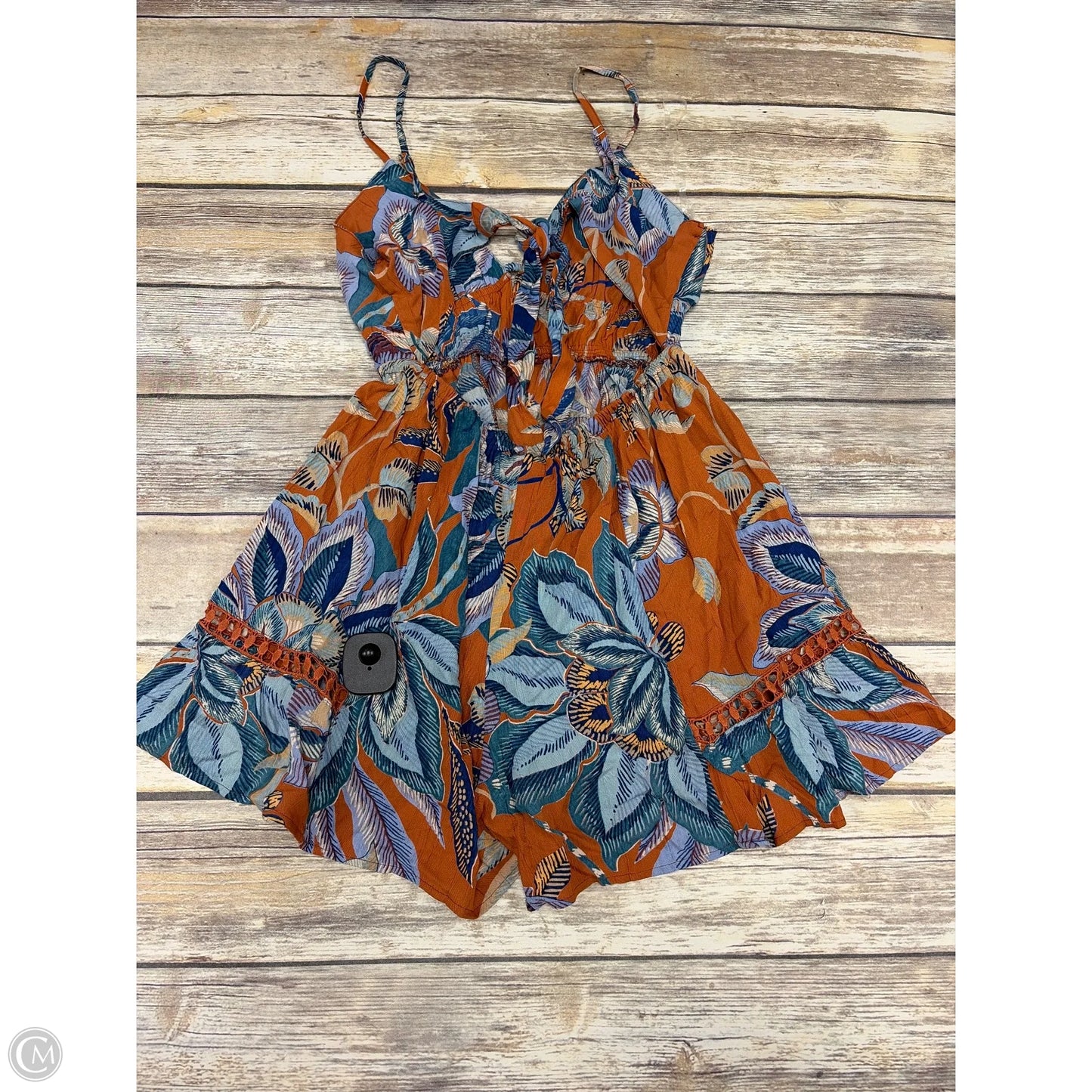 Romper By Angie In Orange, Size: S