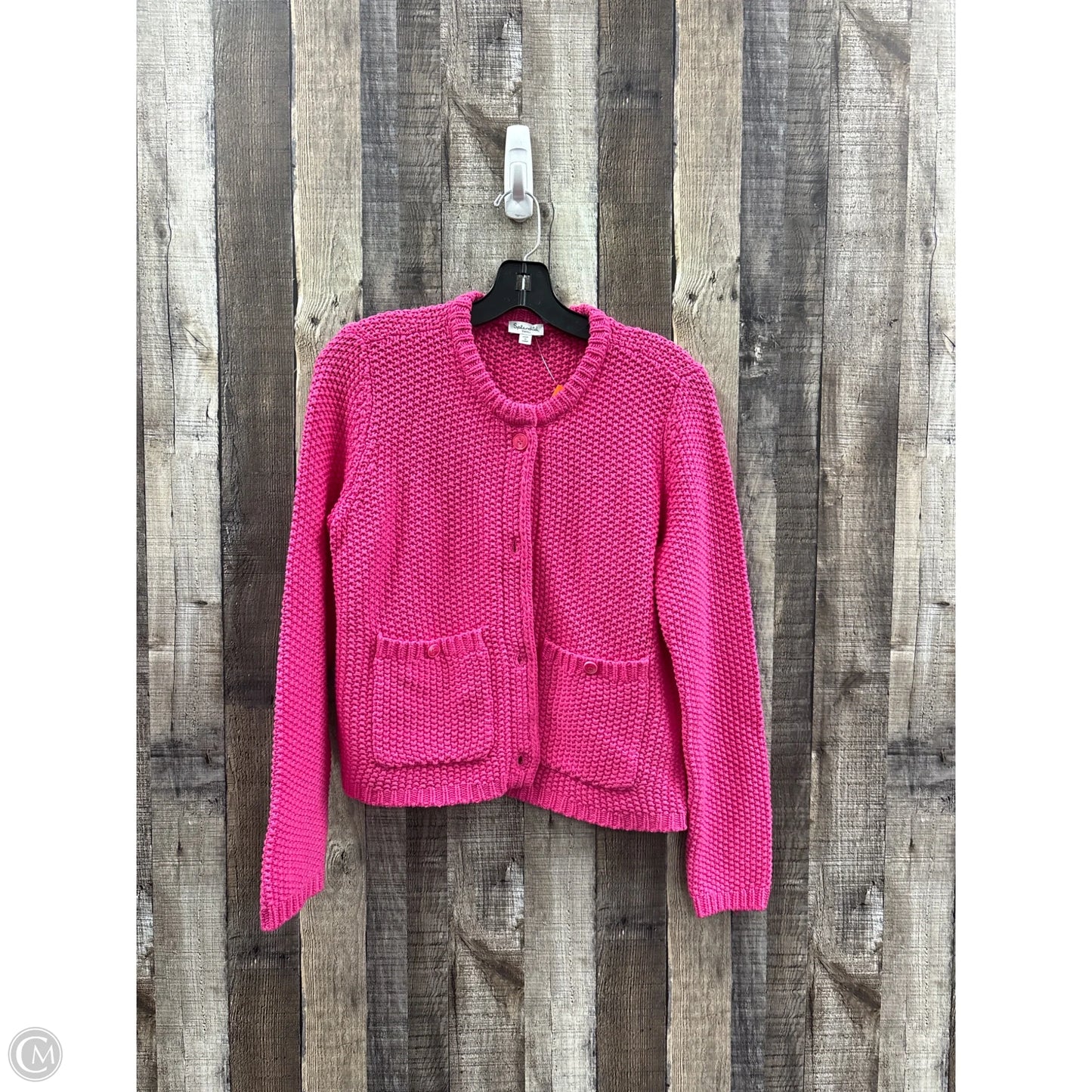 Sweater Short Sleeve By Splendid In Pink, Size: S