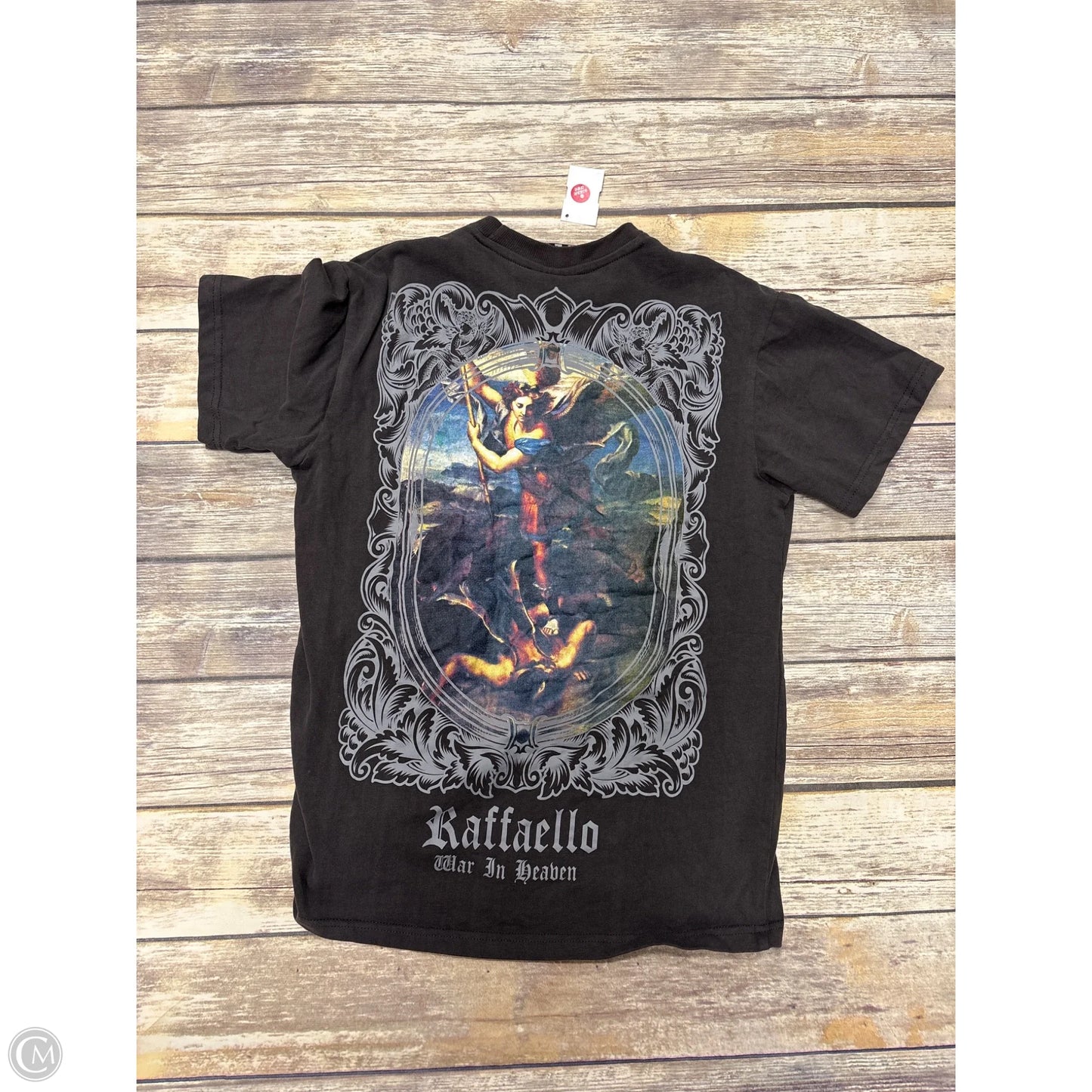 Top Short Sleeve By Rebel In Grey, Size: S