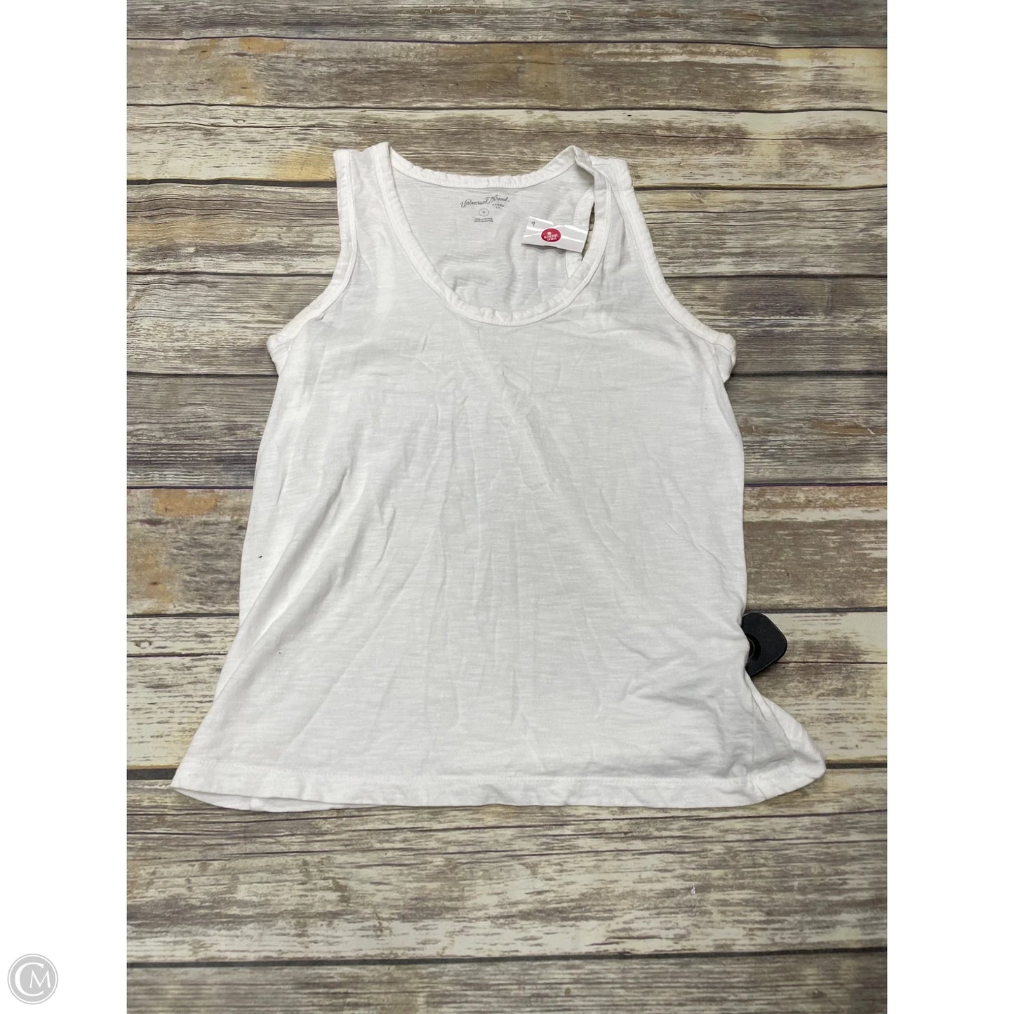 Top Sleeveless Basic By Universal Thread In White, Size: M
