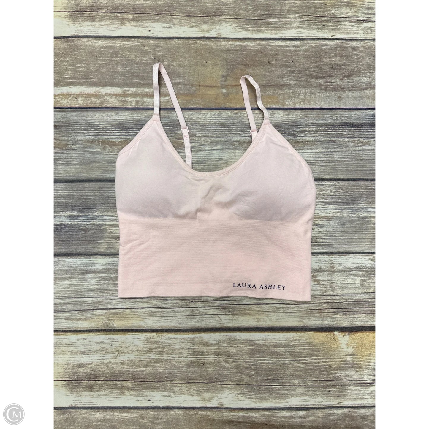 Athletic Bra By Laura Ashley In Pink, Size: S