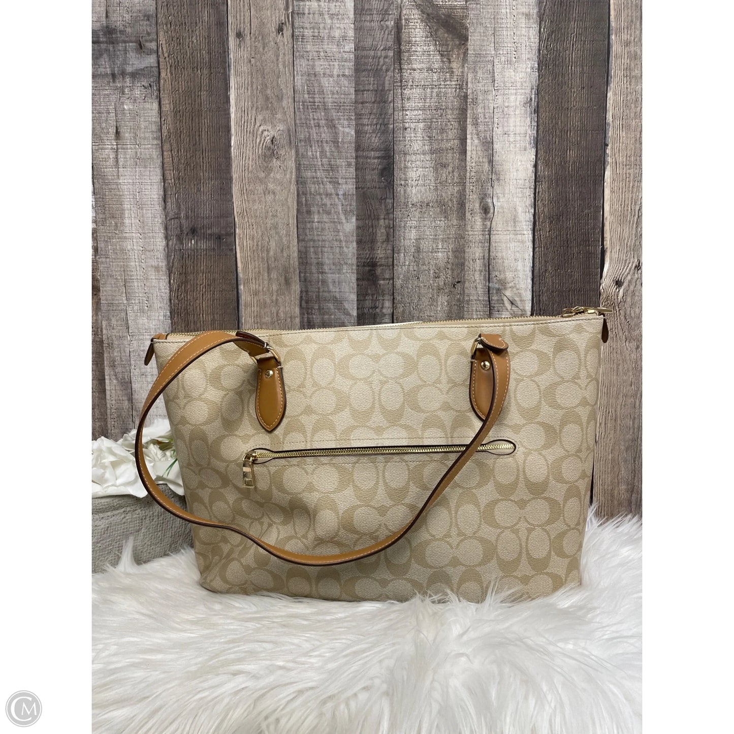 Handbag Designer By Coach, Size: Large