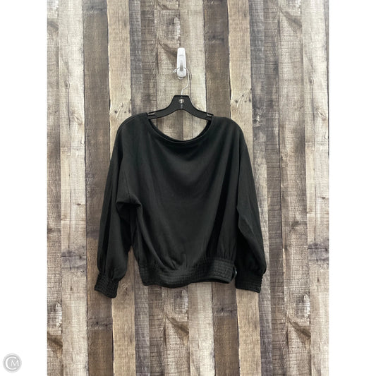 Top Long Sleeve By Peyton Jensen In Black, Size: Xs