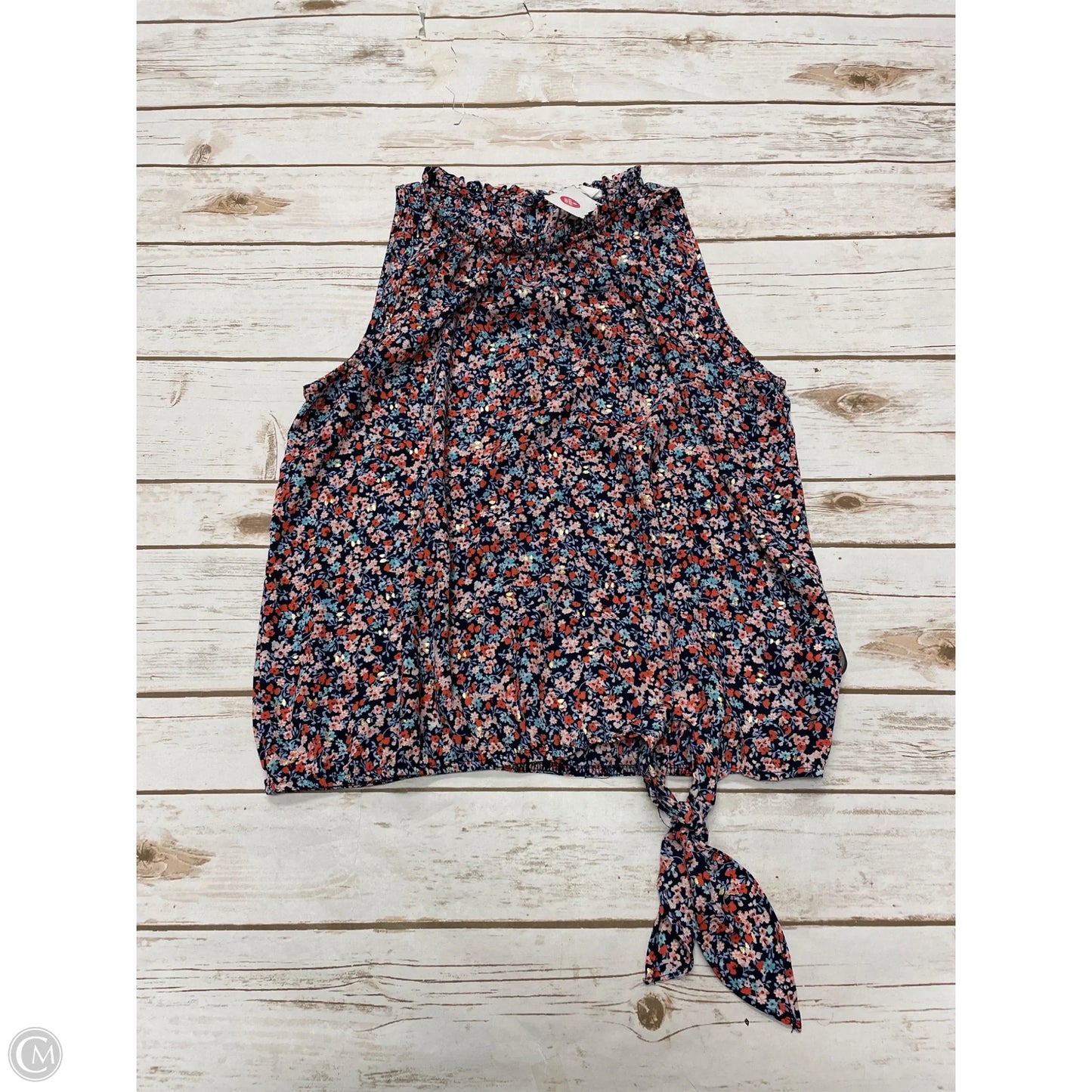 Top Sleeveless By Sienna Sky In Floral Print, Size: Xs
