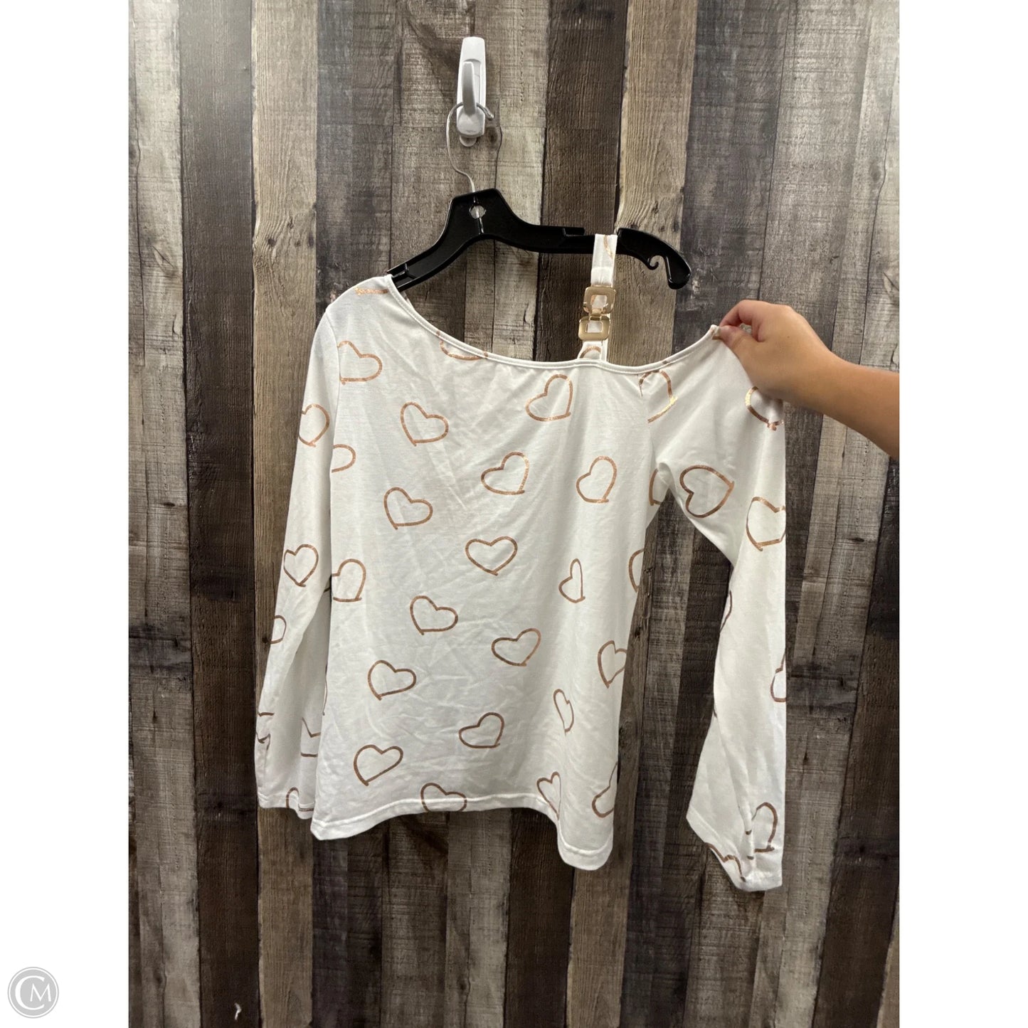 Top Long Sleeve By Cme In Multi-colored, Size: M