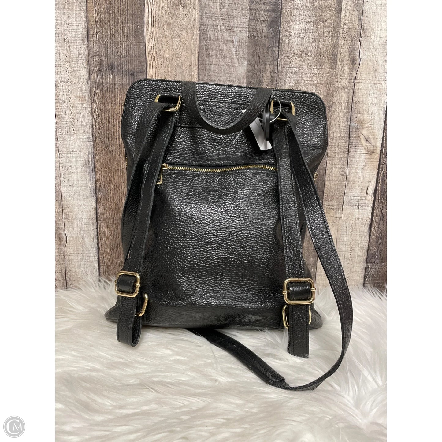 Backpack Leather By Cme, Size: Large
