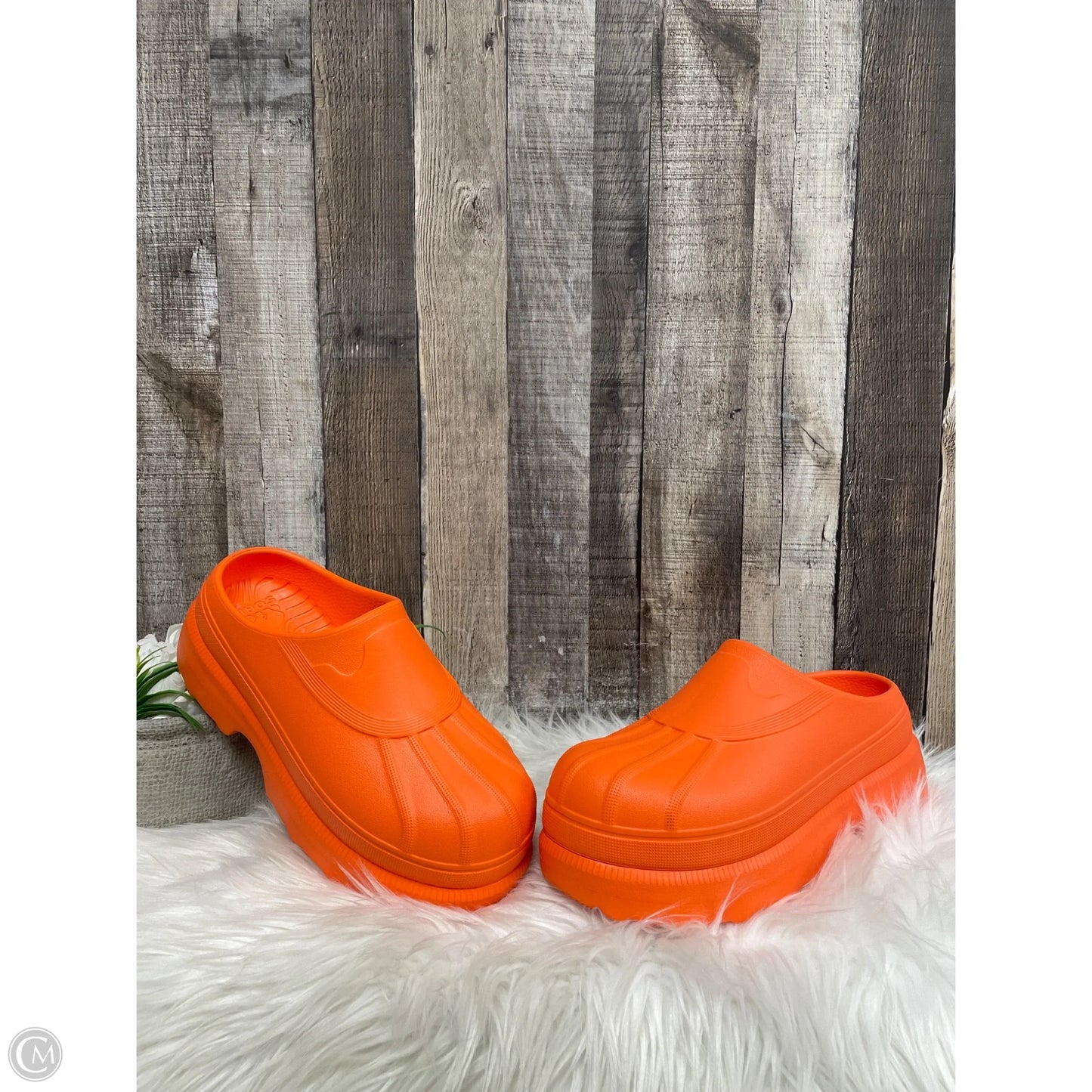 Sandals Heels Wedge By Sorel In Orange, Size: 10