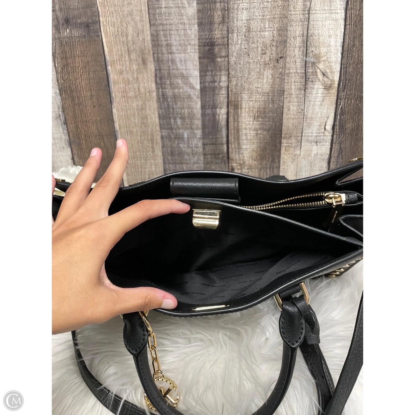 Handbag Designer By Michael Kors, Size: Medium