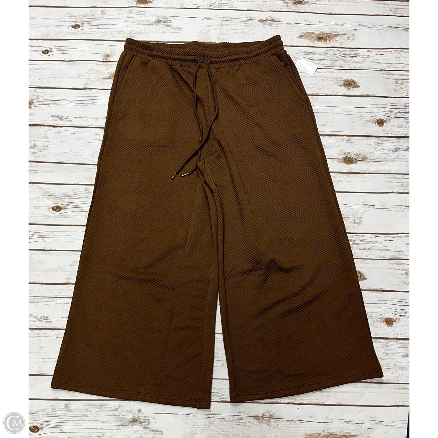 Pants Set 2pc By Cme In Brown, Size: 2x