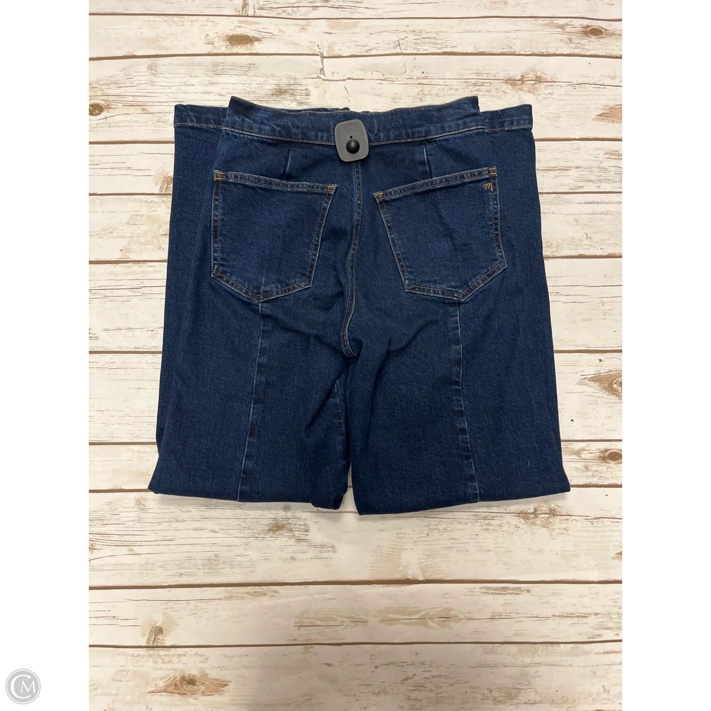 Jeans Wide Leg By Madewell In Blue Denim, Size: 0