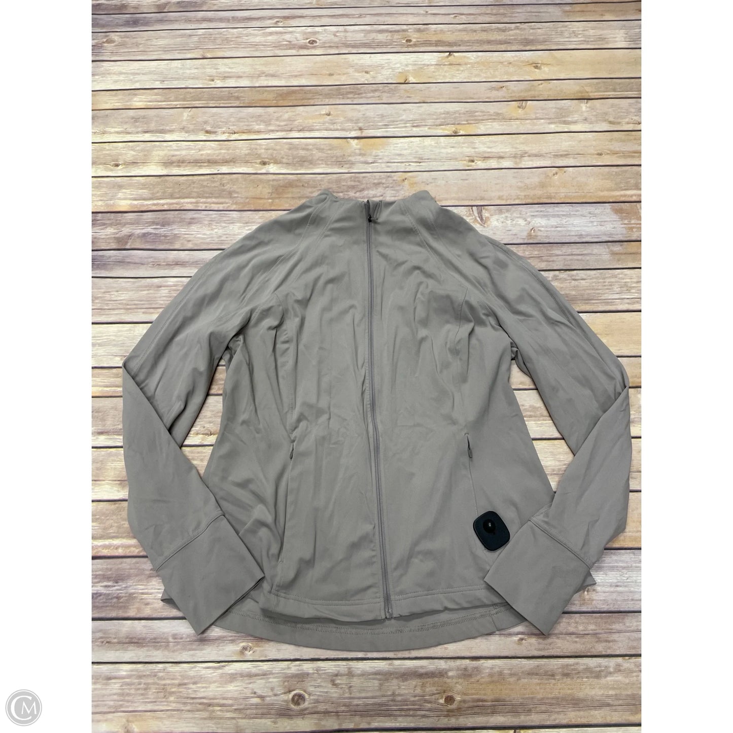 Athletic Jacket By Avia In Tan, Size: Xl