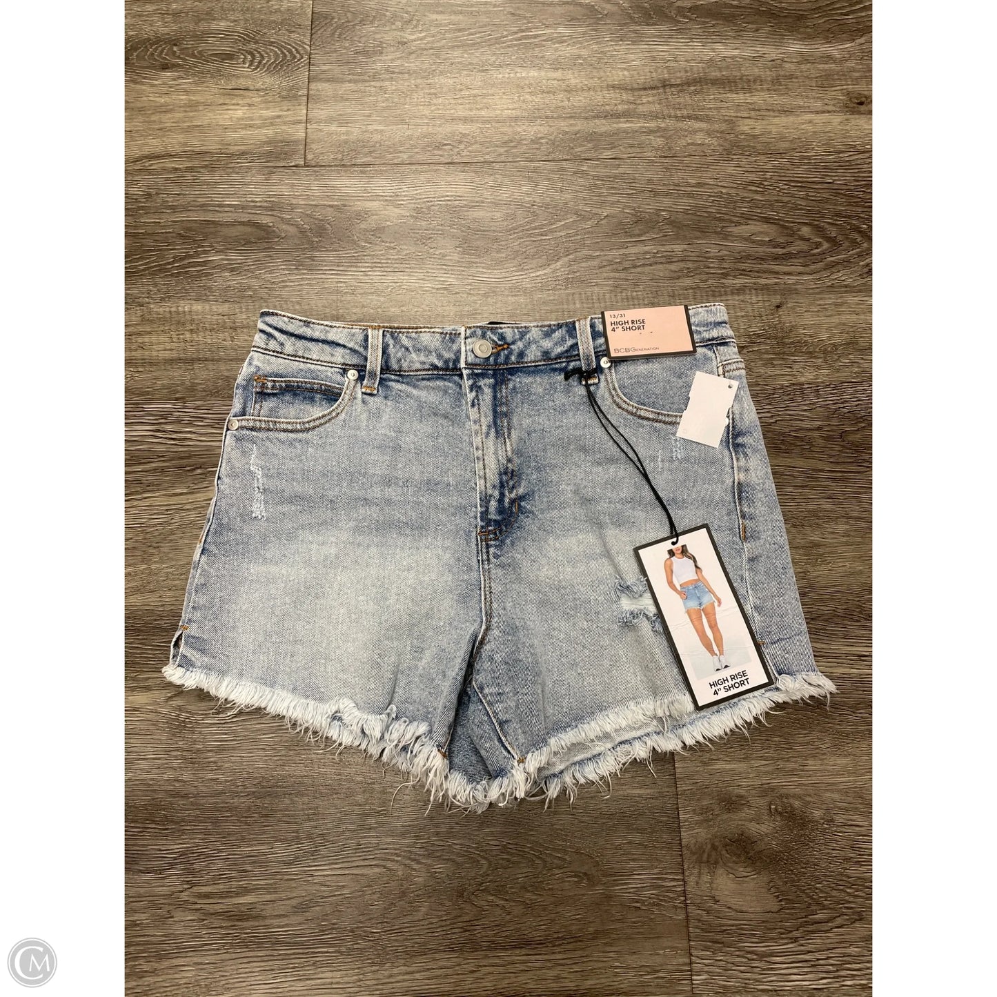 Shorts By Bcbgeneration In Blue Denim, Size: 12