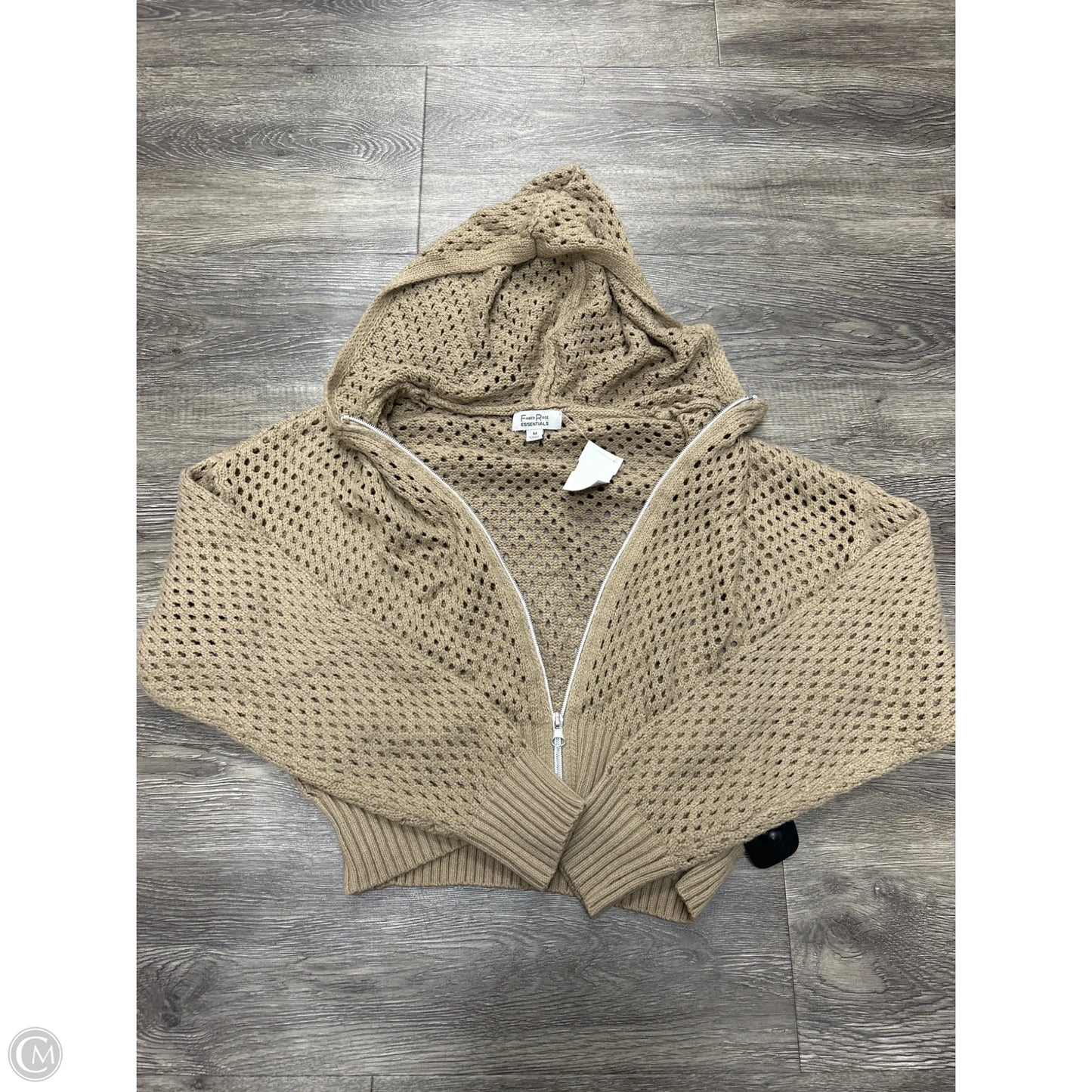 Sweater Cardigan By Cme In Brown, Size: M