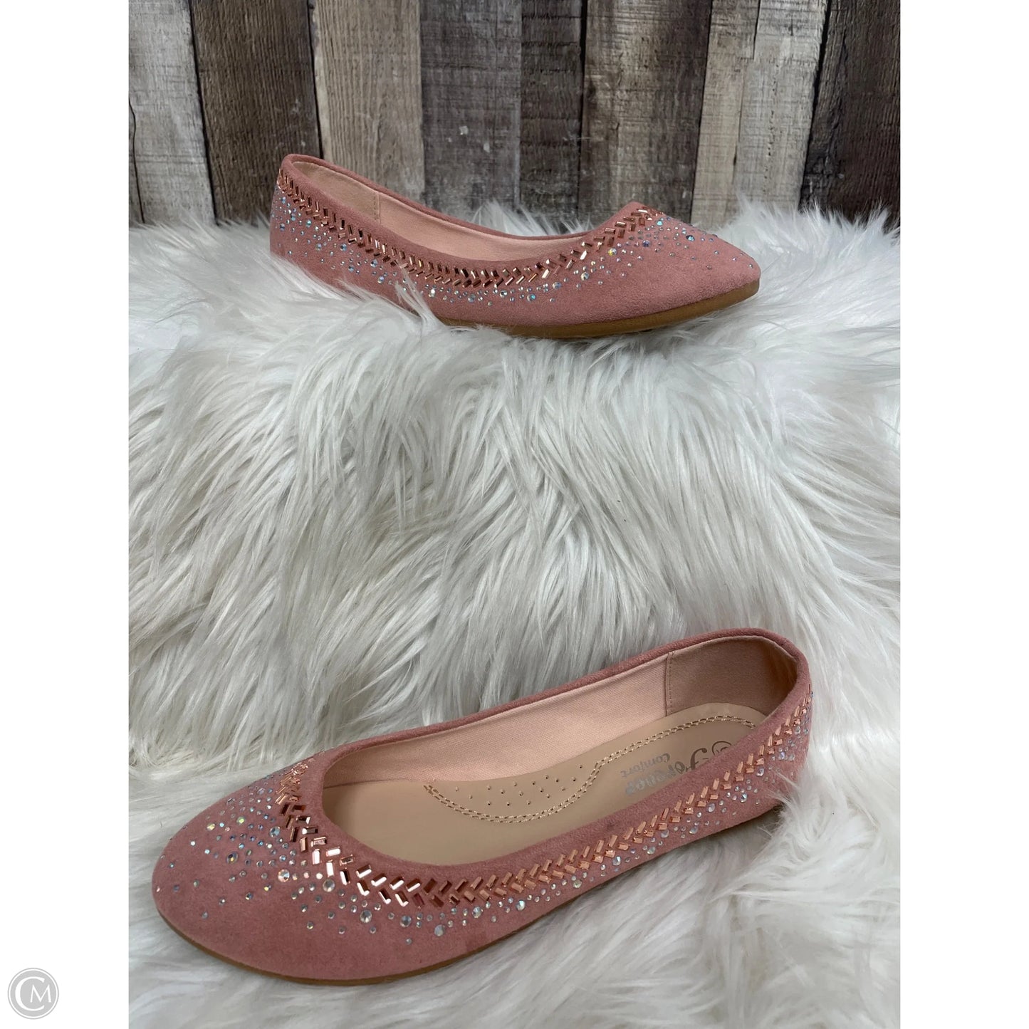 Shoes Flats By Forever In Pink, Size: 6