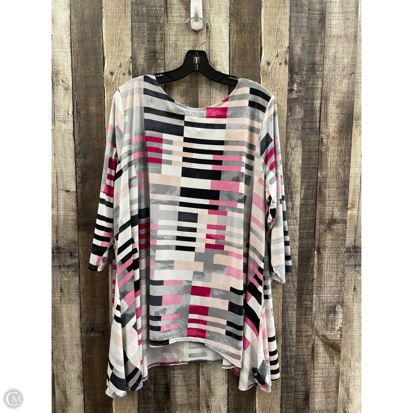 Top Long Sleeve By Alfani In Multi-colored, Size: 3x