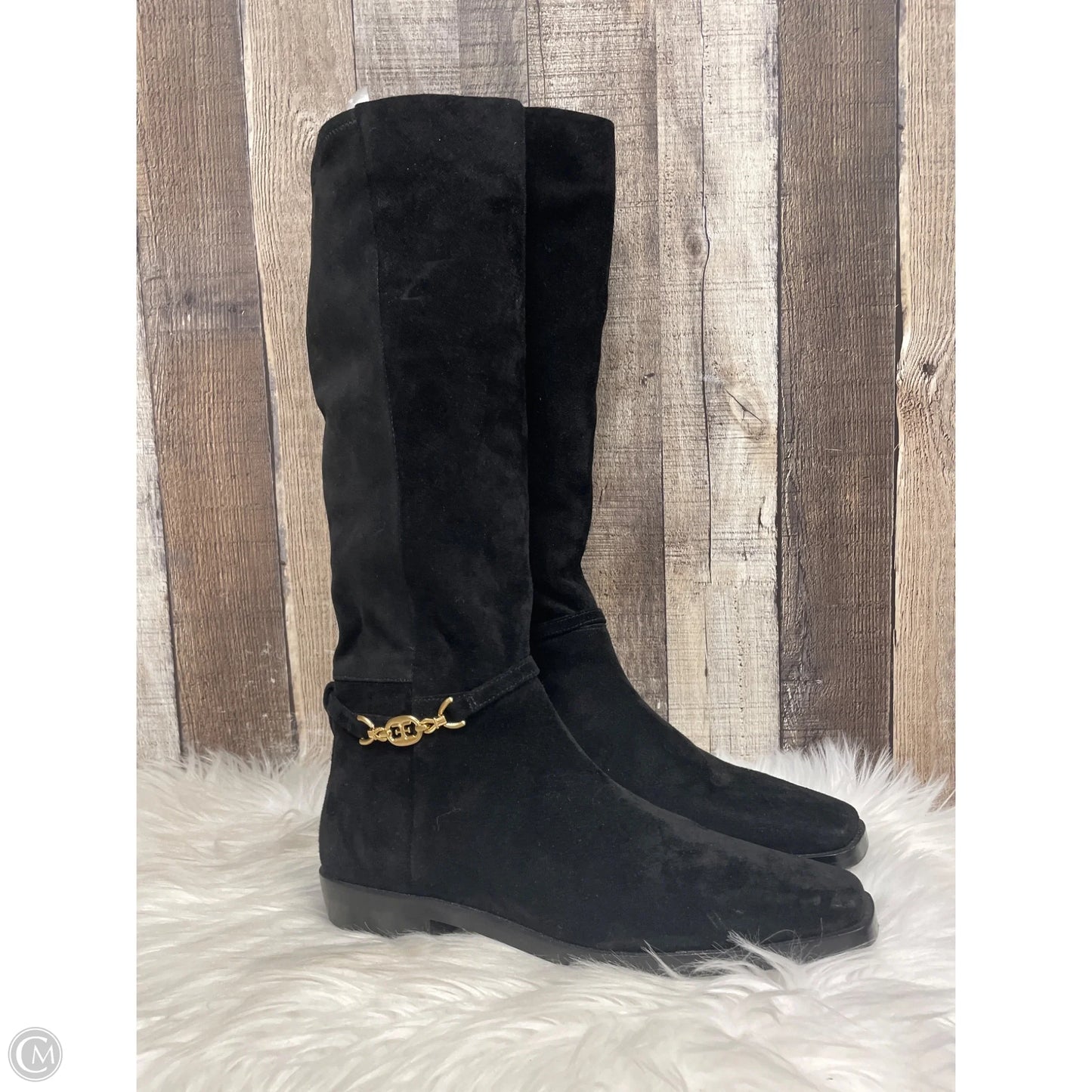 Boots Knee Flats By Sam Edelman In Black, Size: 9