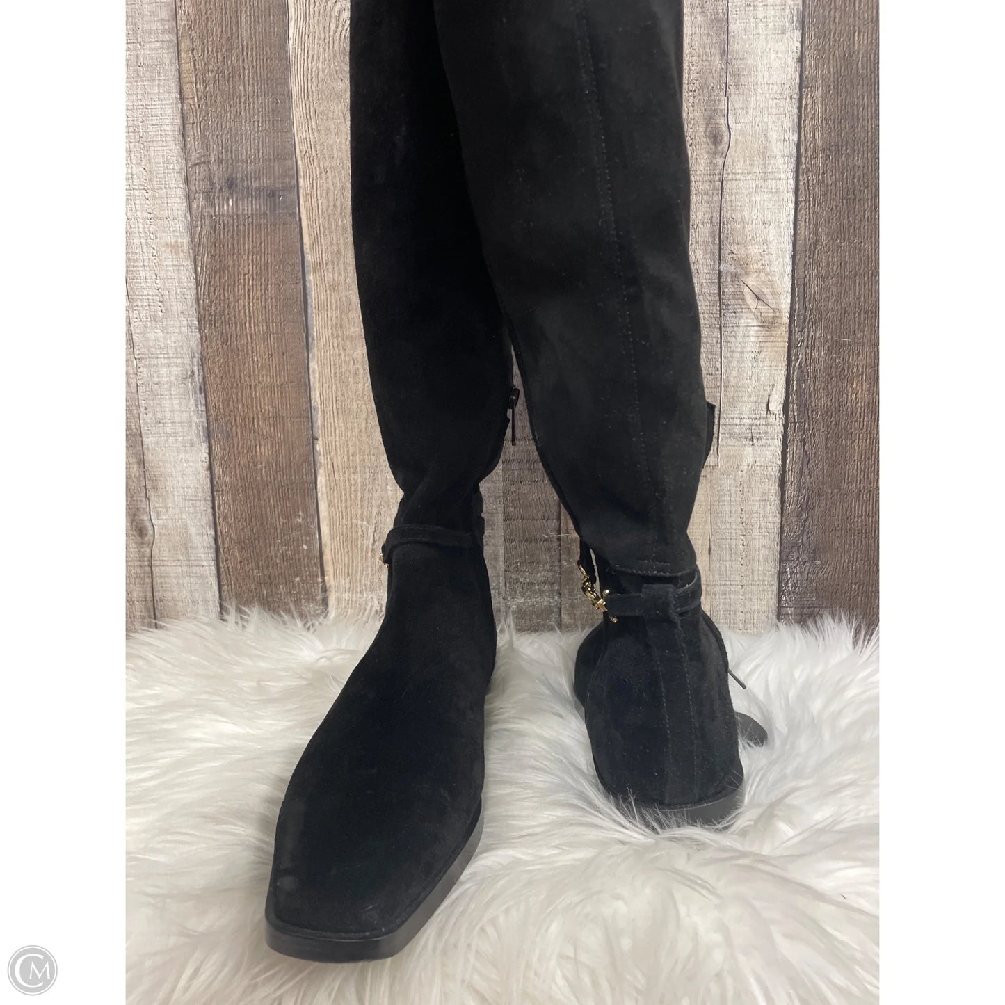 Boots Knee Flats By Sam Edelman In Black, Size: 9
