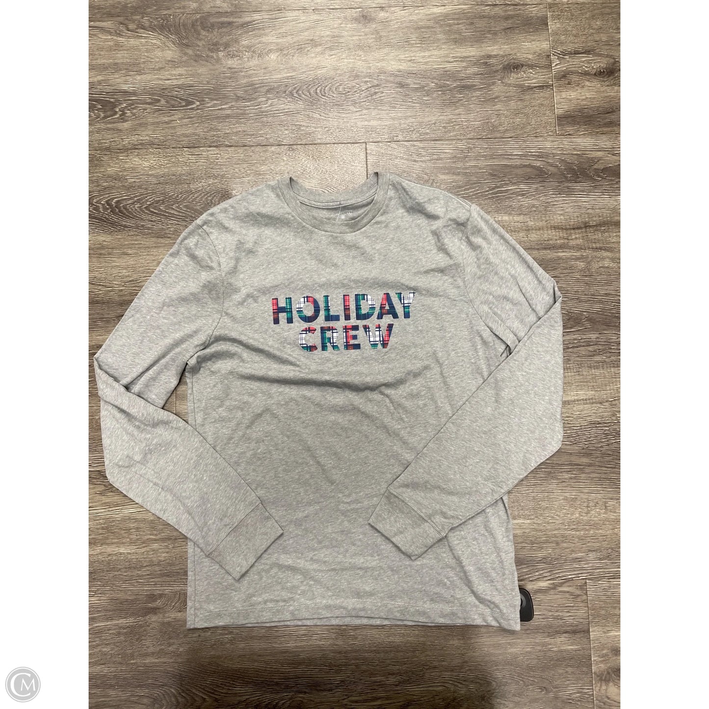 Top Long Sleeve By J. Crew In Grey, Size: M