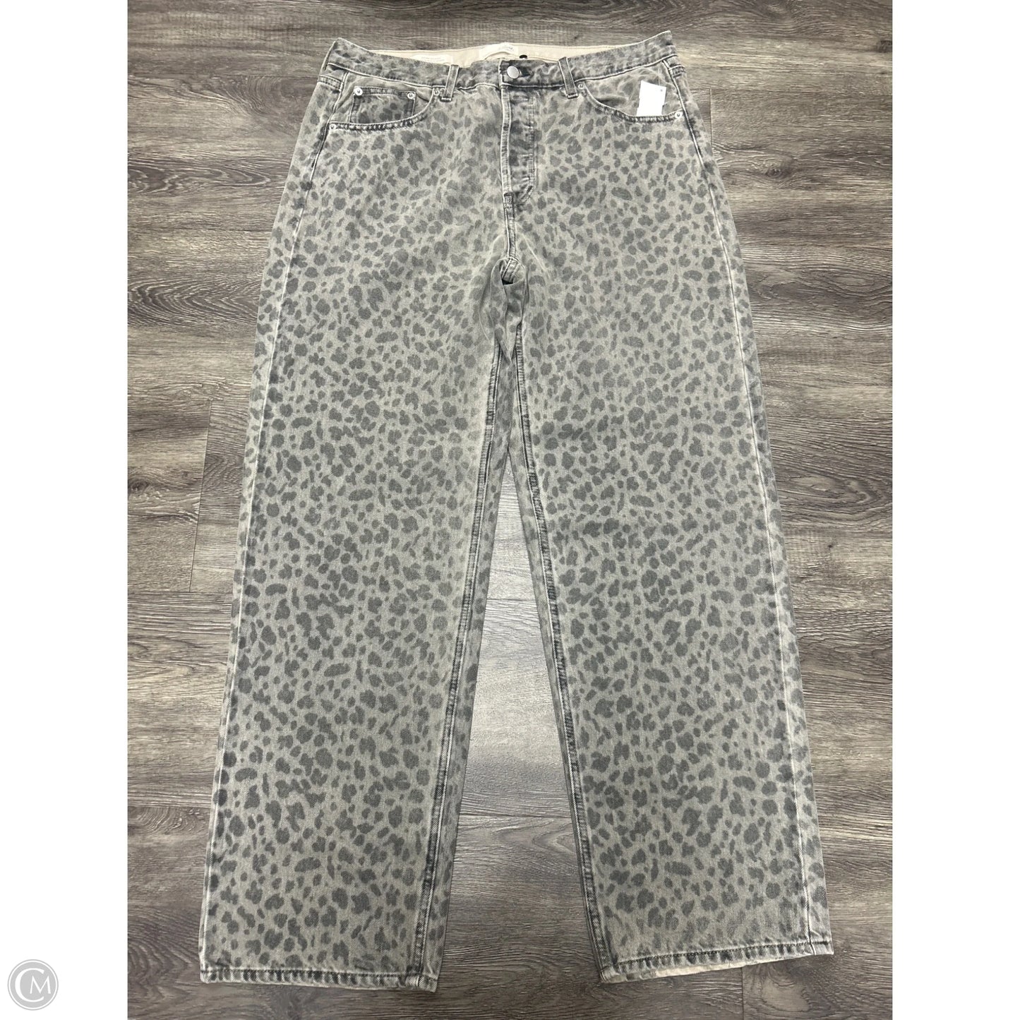 Jeans Wide Leg By Universal Standard In Animal Print, Size: 12