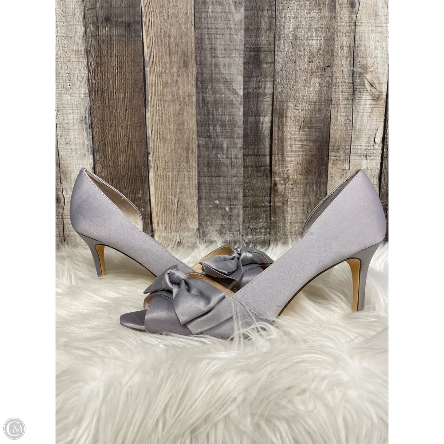 Shoes Heels Stiletto By Nina In Grey, Size: 10