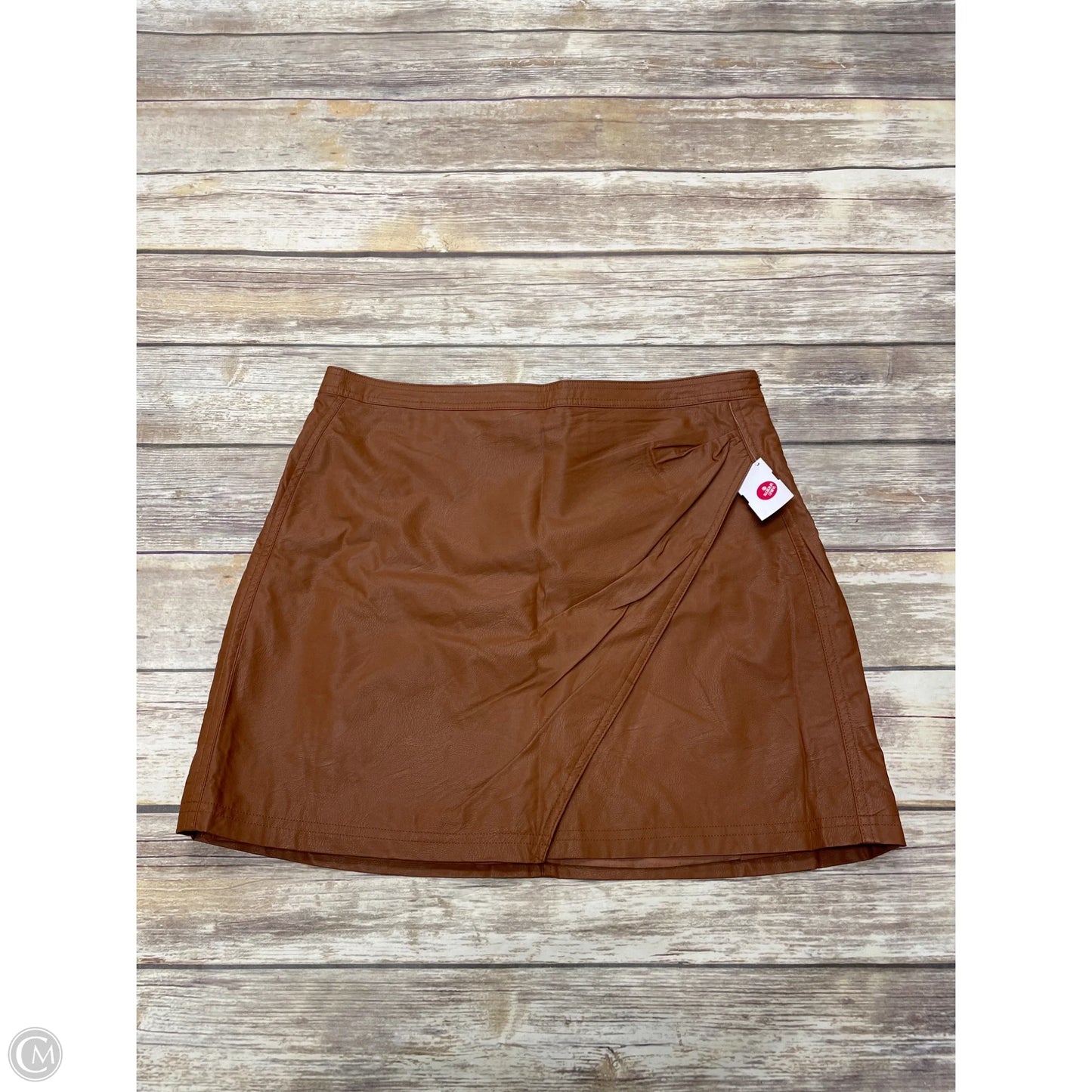 Skirt Midi By Shinestar In Brown, Size: Xl
