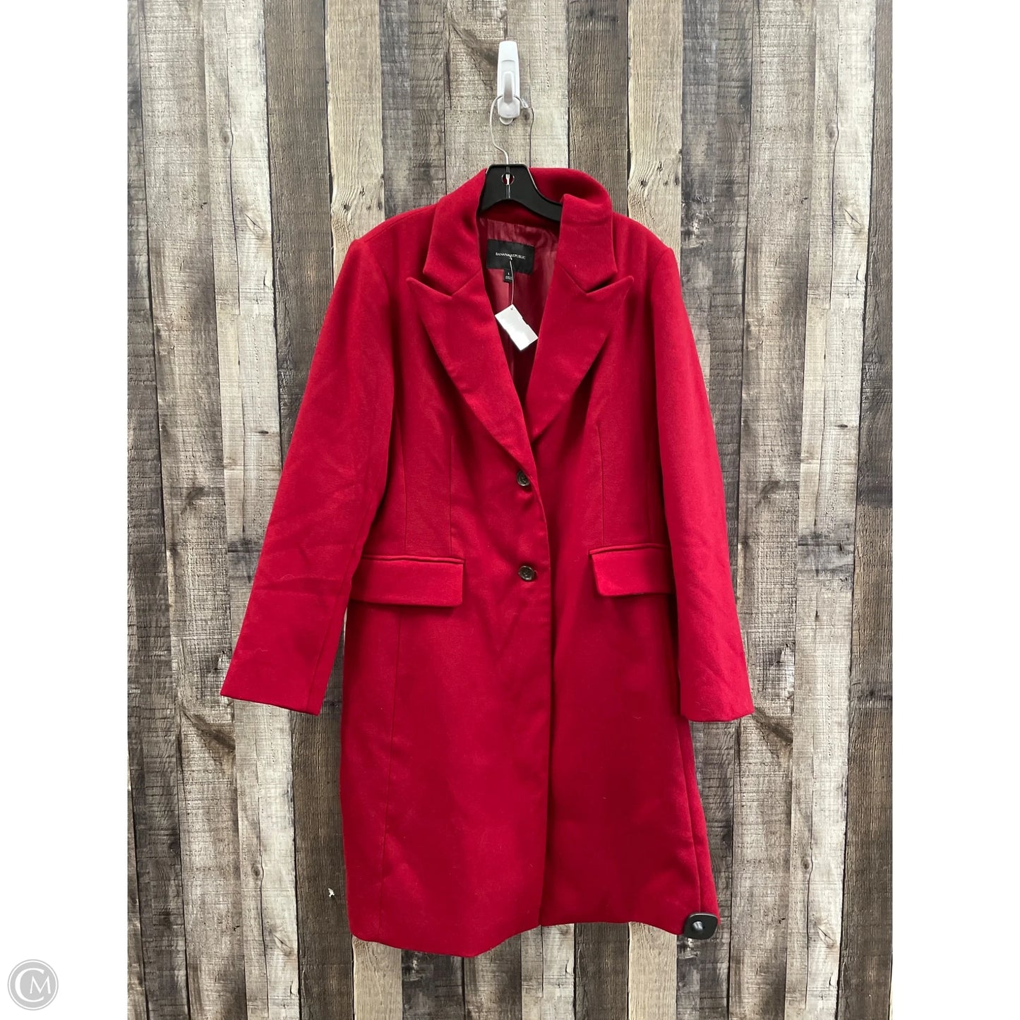 Coat Other By Banana Republic In Red, Size: L