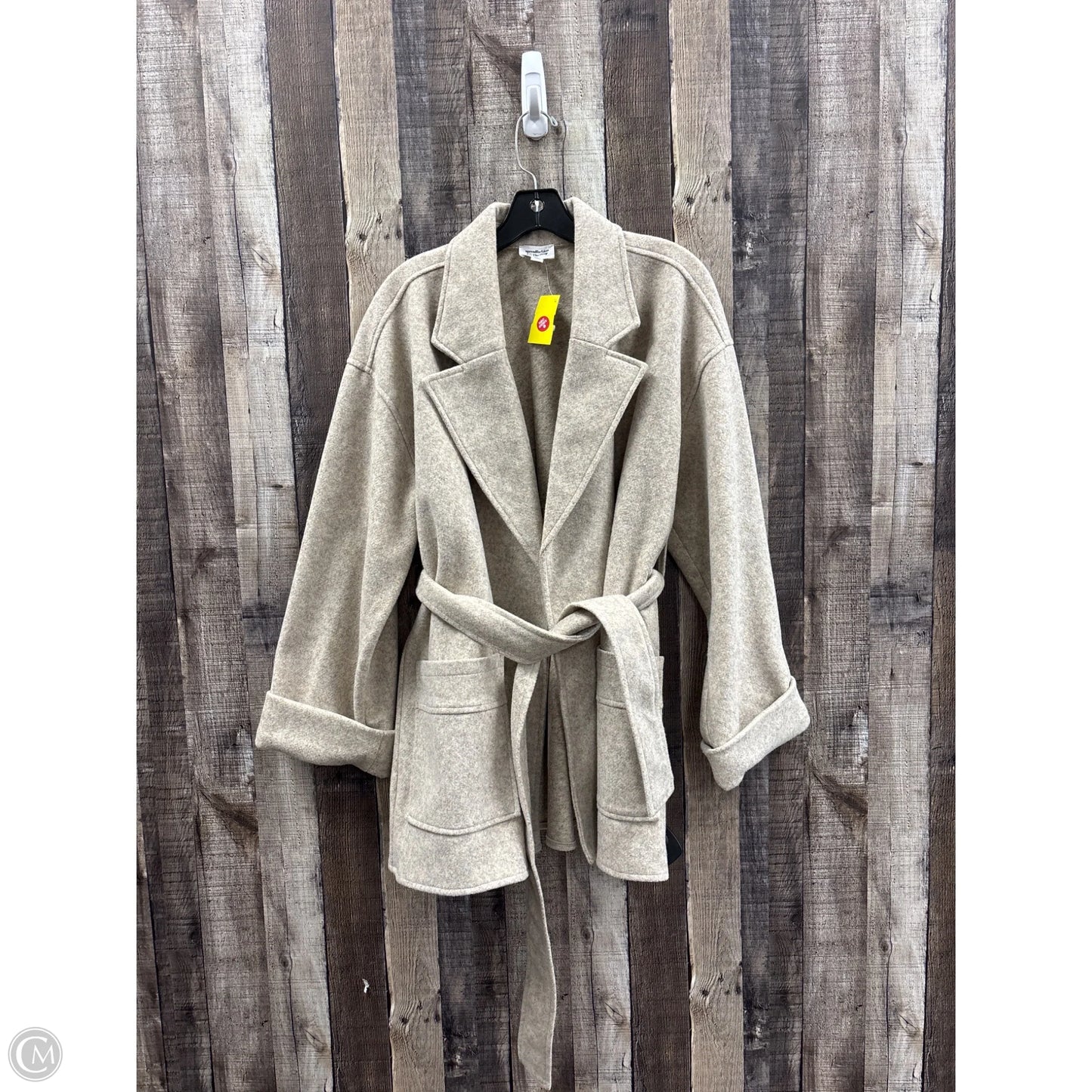 Coat Other By Cme In Tan, Size: S