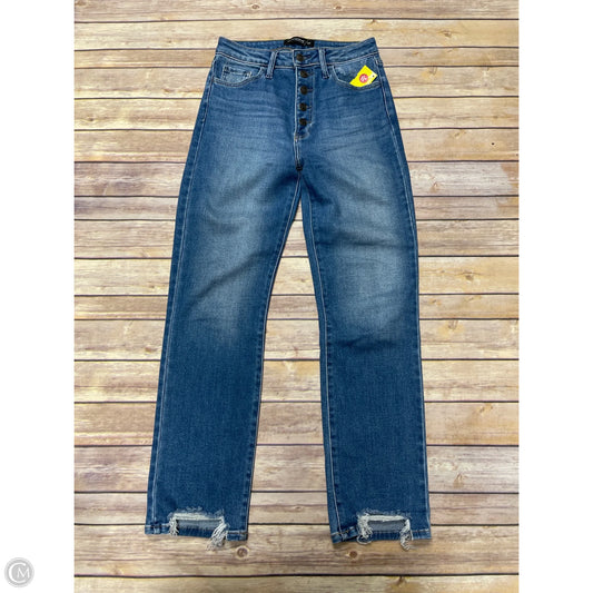 Jeans Boyfriend By Just Black In Blue Denim, Size: 4