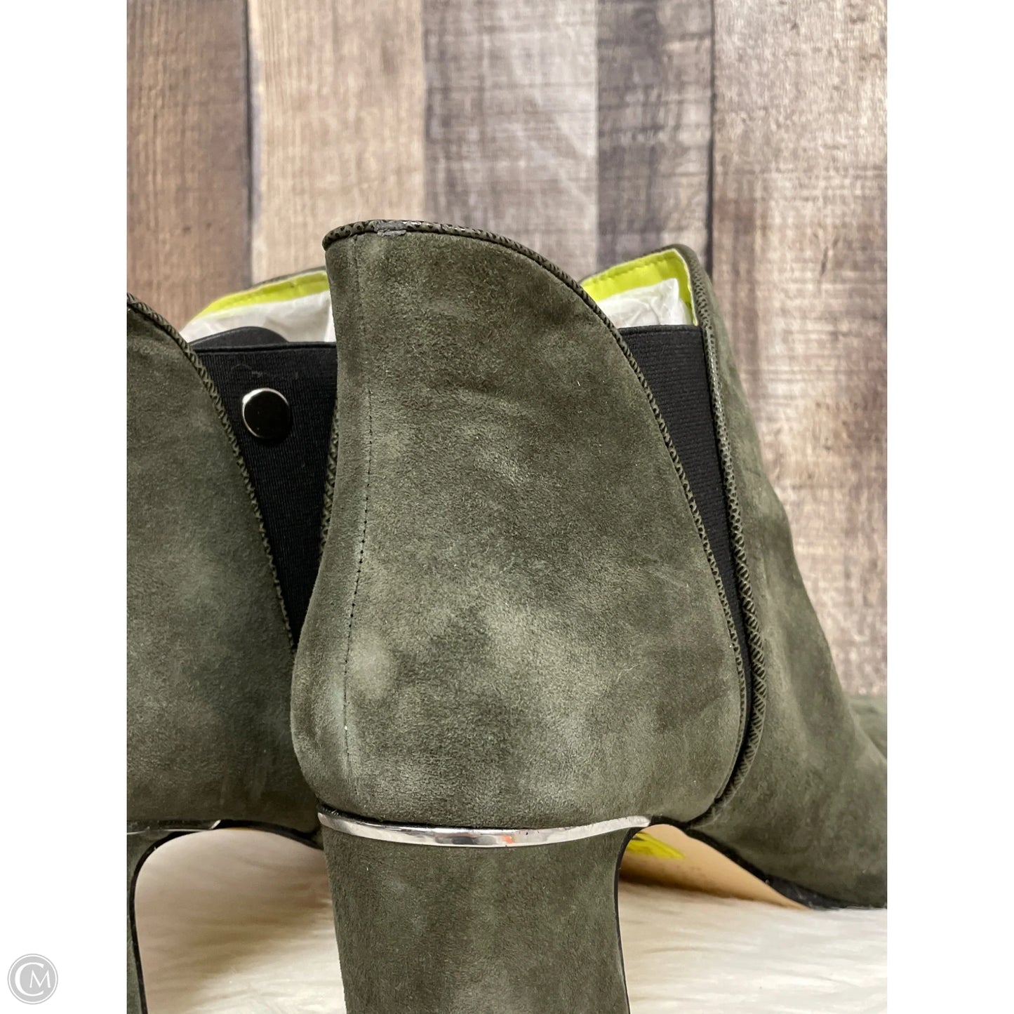 Boots Ankle Heels By White House Black Market In Green, Size: 10