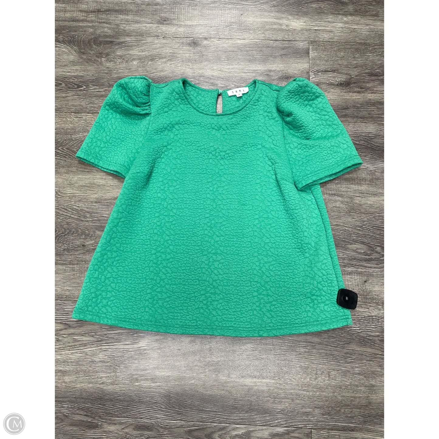 Top Short Sleeve By Thml In Green, Size: M
