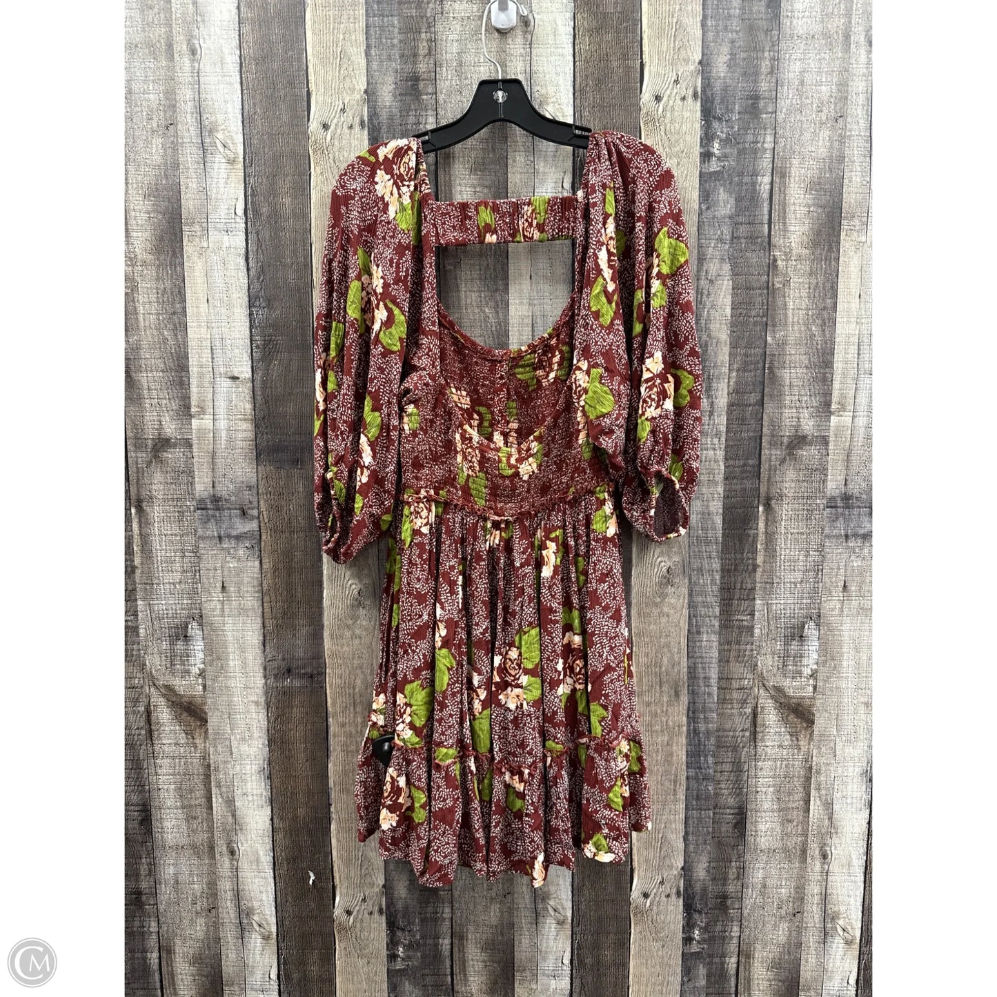 Dress Casual Short By Free People In Floral Print, Size: M