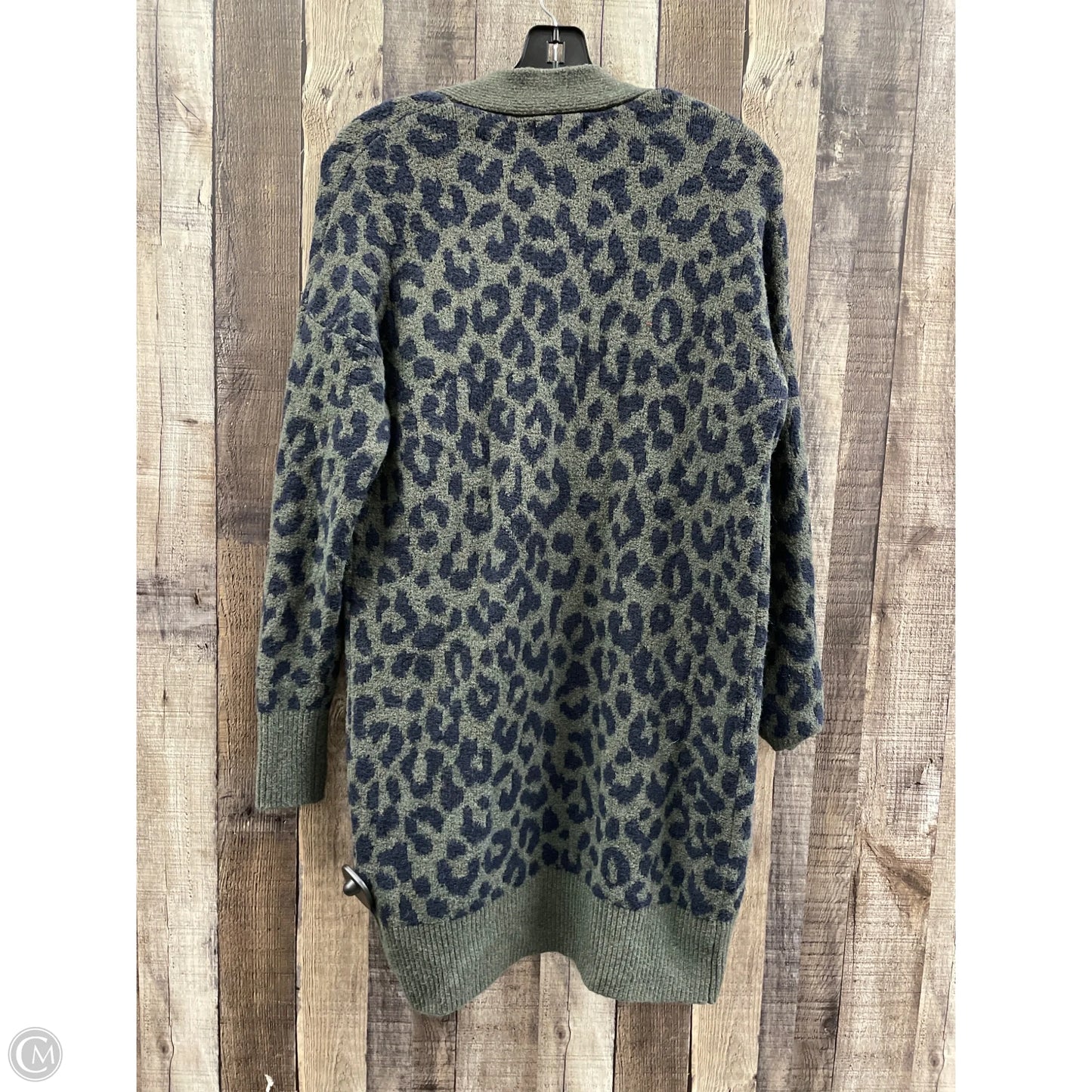 Sweater Cardigan By Cme In Blue & Green, Size: Xs