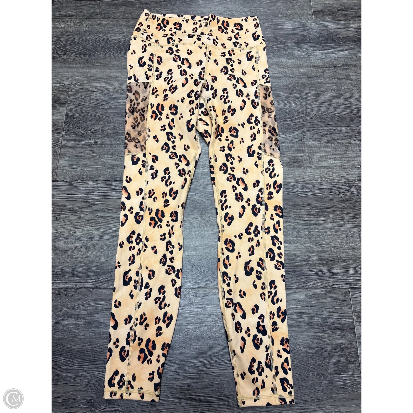 Athletic Leggings By Fabletics In Animal Print, Size: S