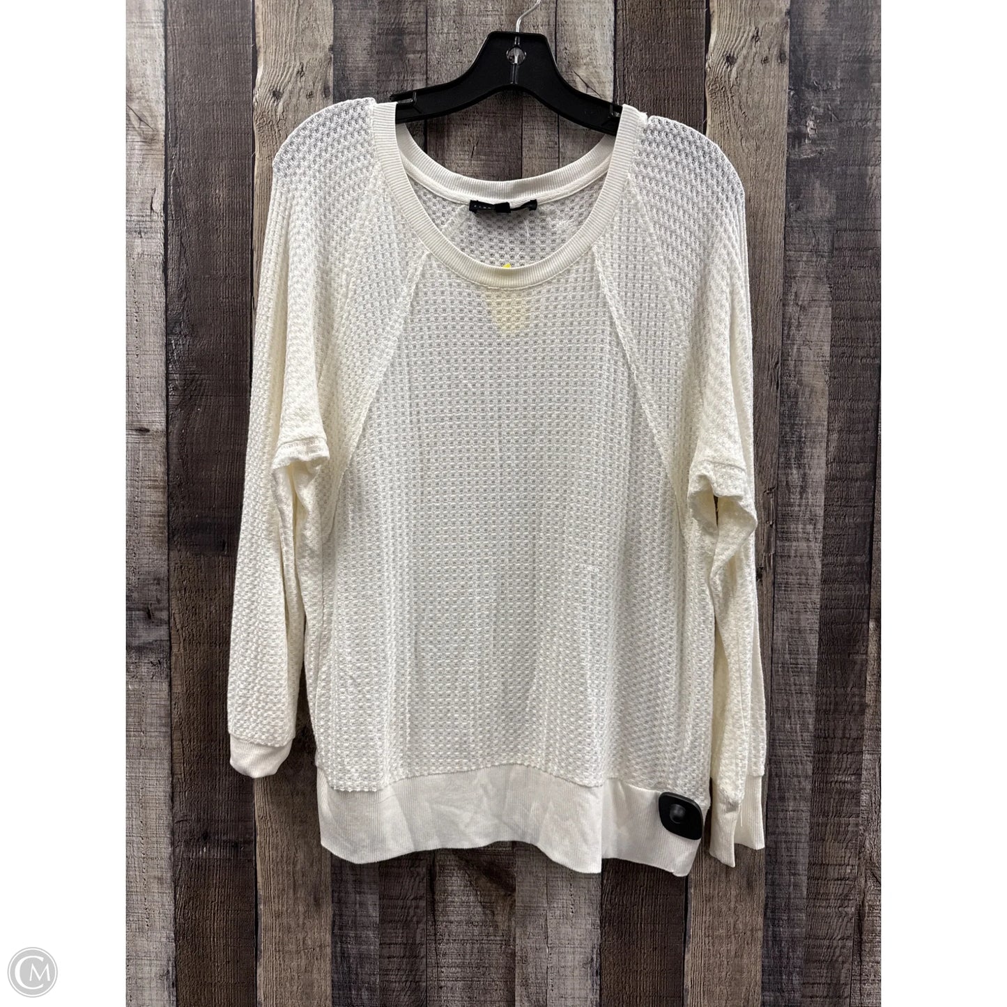 Top Long Sleeve By Jane And Delancey In Ivory, Size: S