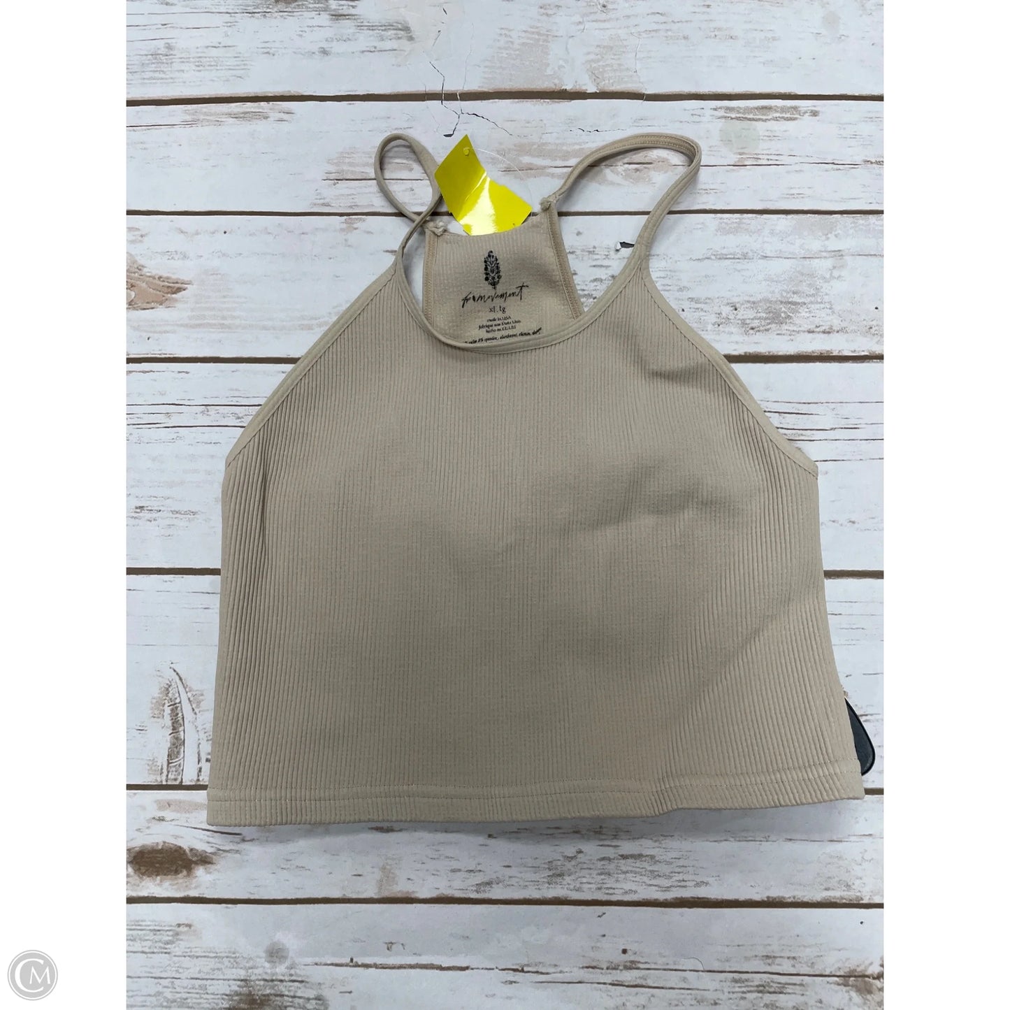 Athletic Tank Top By Free People In Tan, Size: Xl