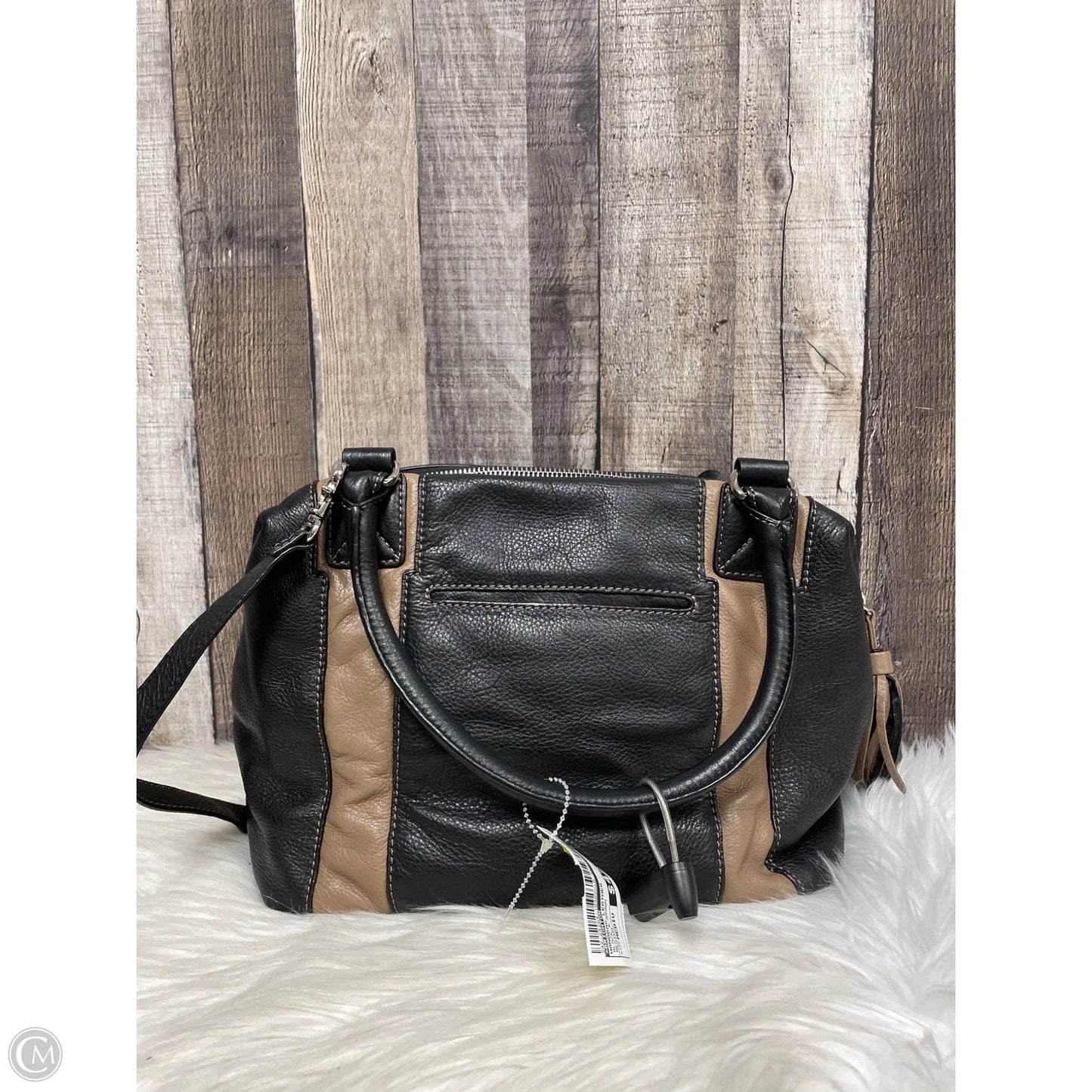 Handbag Leather By Brighton, Size: Medium