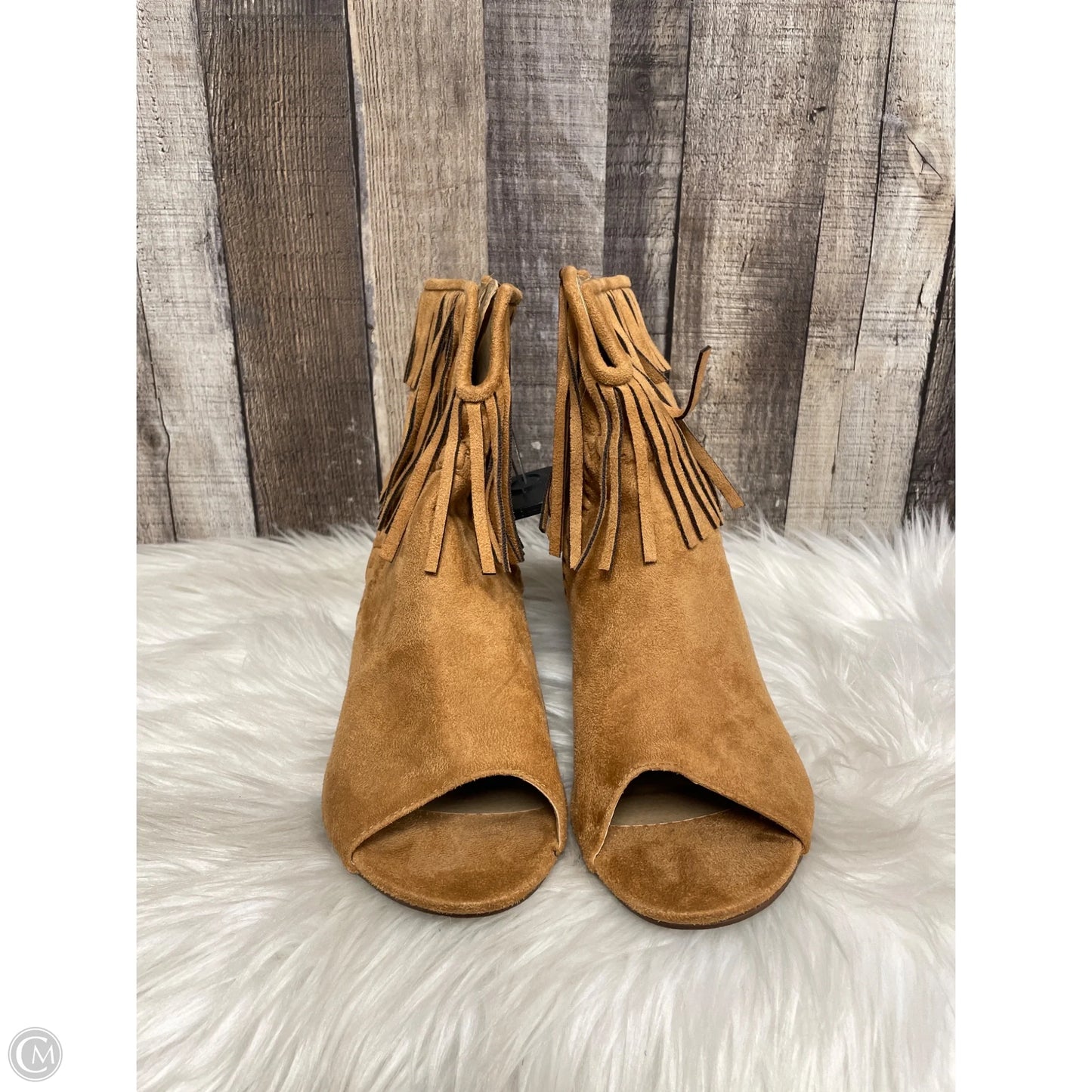 Boots Ankle Heels By Altard State In Brown, Size: 10