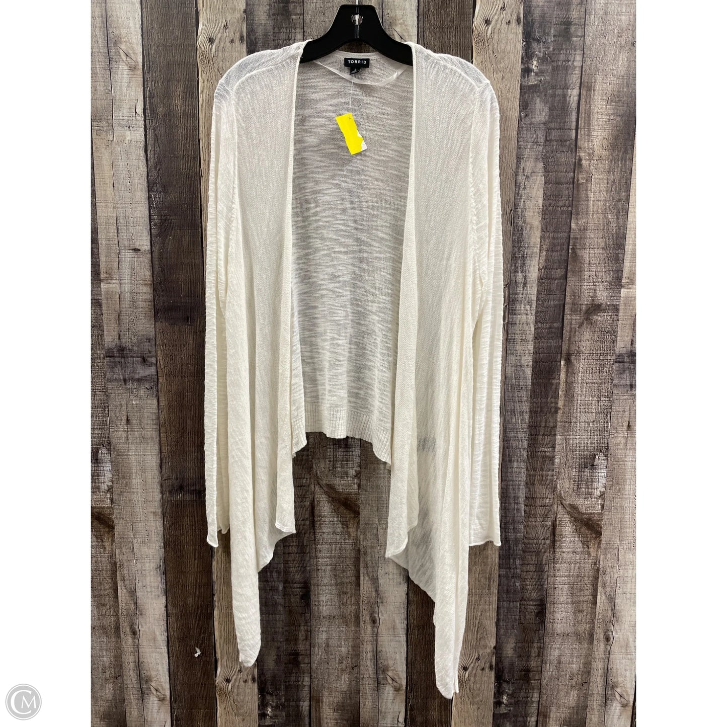 Cardigan By Torrid In Ivory, Size: 2x