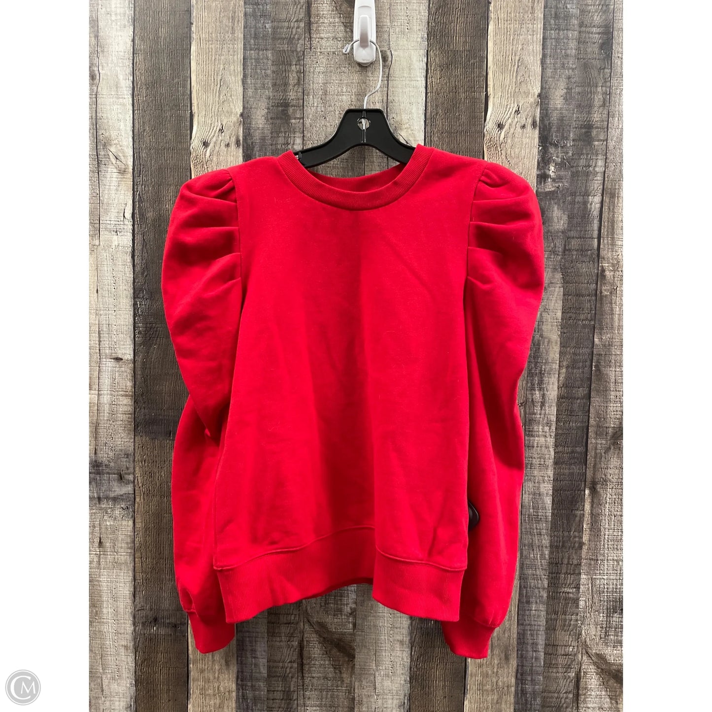 Top Long Sleeve By Express In Red, Size: S