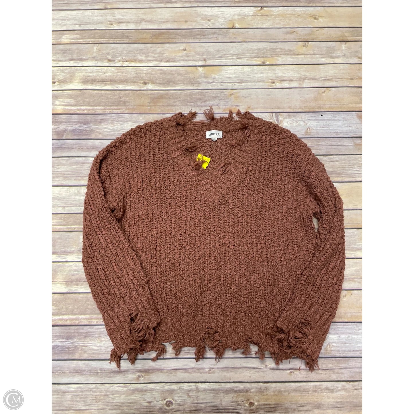 Sweater By Adora In Brown, Size: S