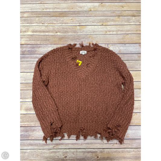 Sweater By Adora In Brown, Size: S