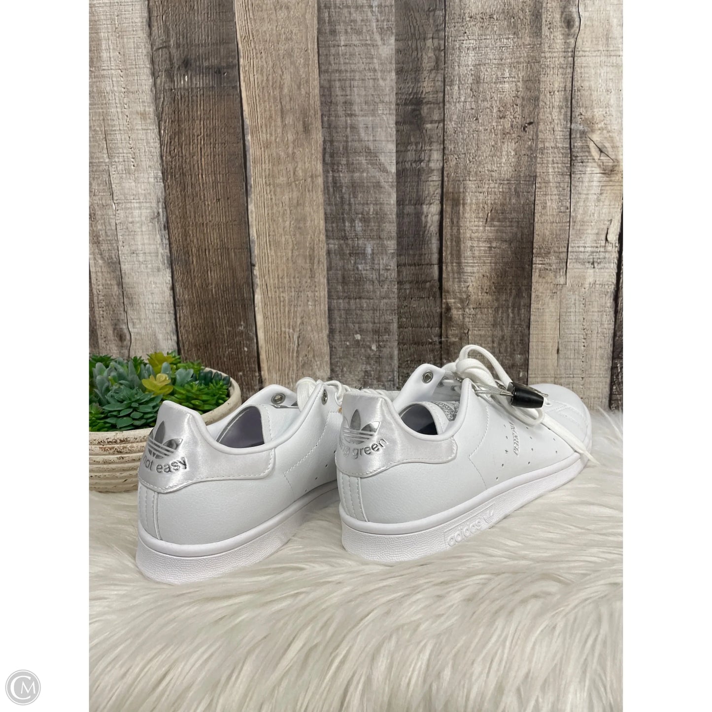 Shoes Athletic By Adidas In White, Size: 8.5