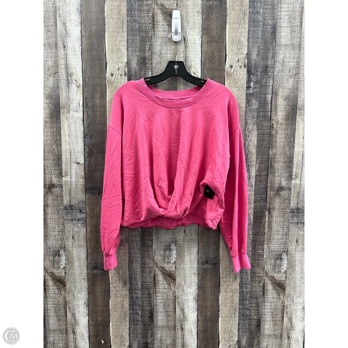 Top Long Sleeve By Maeve In Pink, Size: S