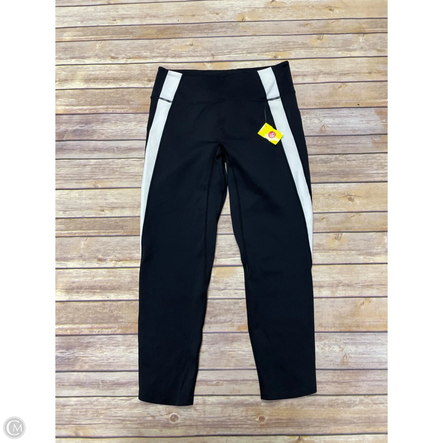 Athletic Leggings By Zyia In Black & White, Size: M