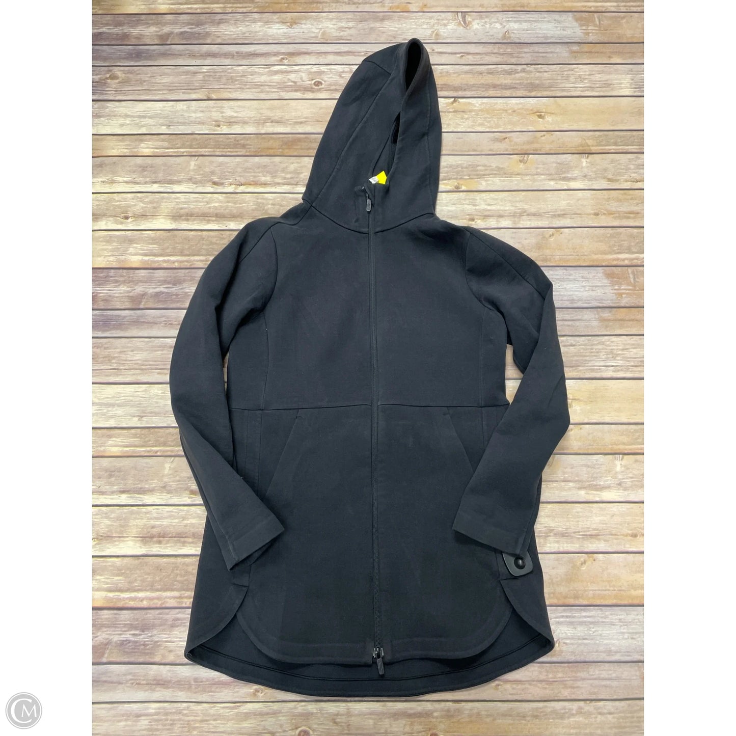 Athletic Jacket By Lululemon In Black, Size: 8