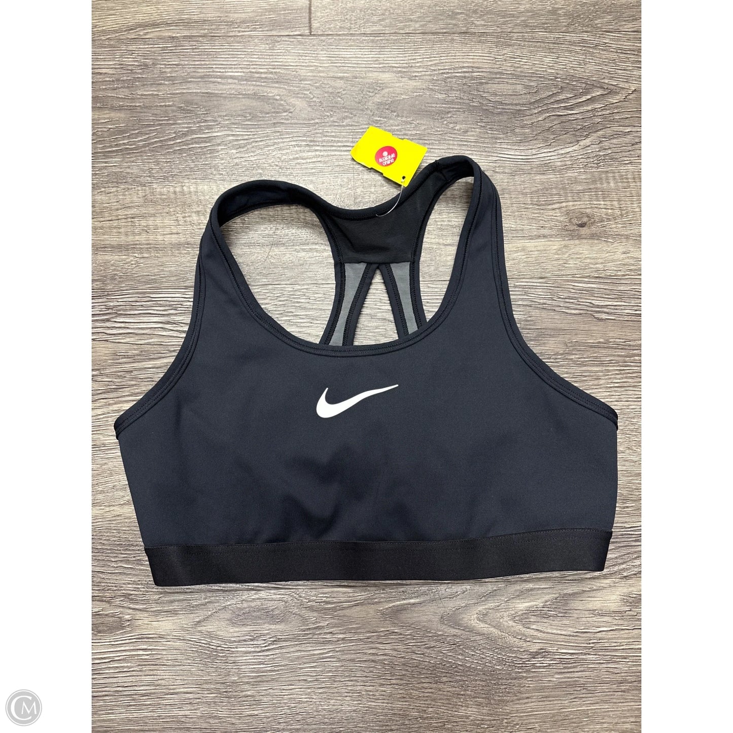 Athletic Bra By Nike In Black, Size: M