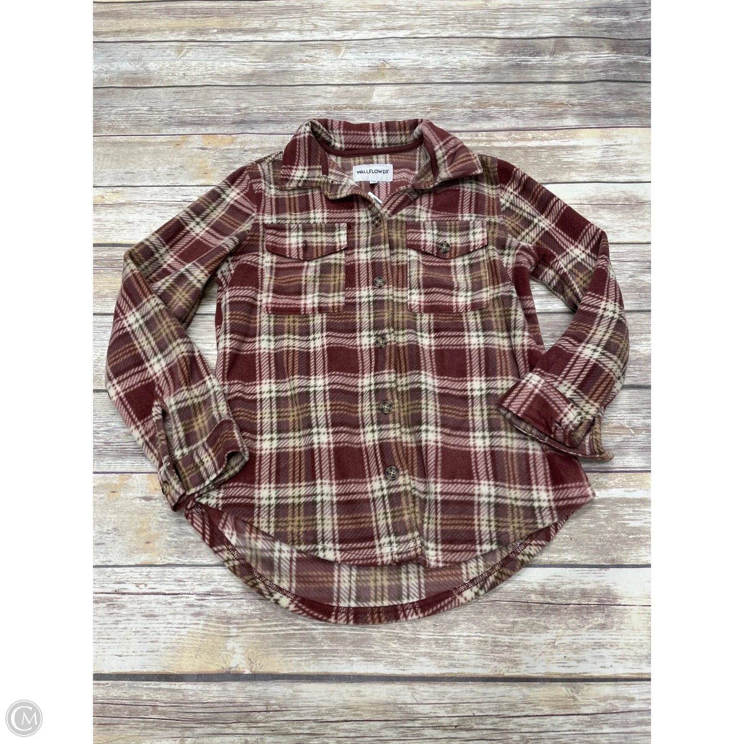 Top Long Sleeve By Wallflower In Multi-colored, Size: M