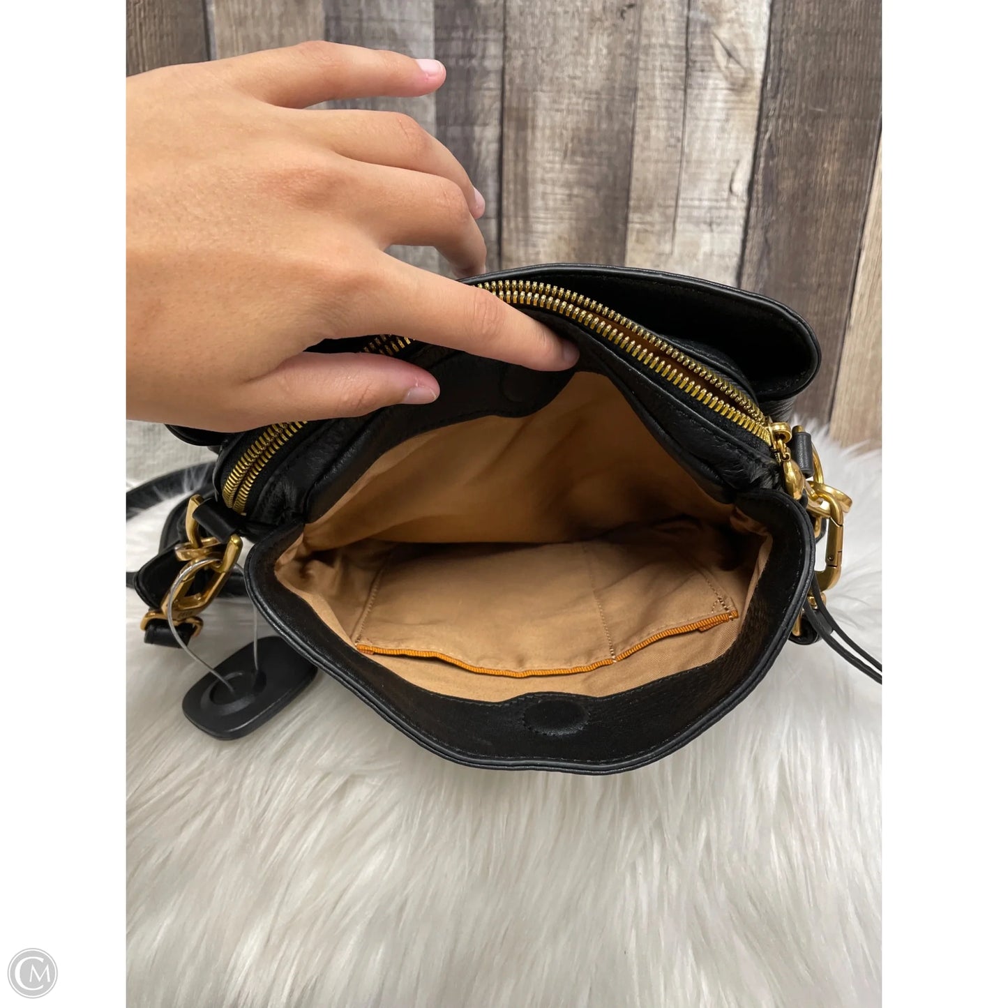 Crossbody Leather By Hobo Intl, Size: Medium