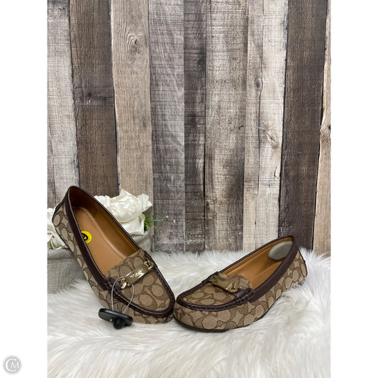 Shoes Designer By Coach In Tan, Size: 9