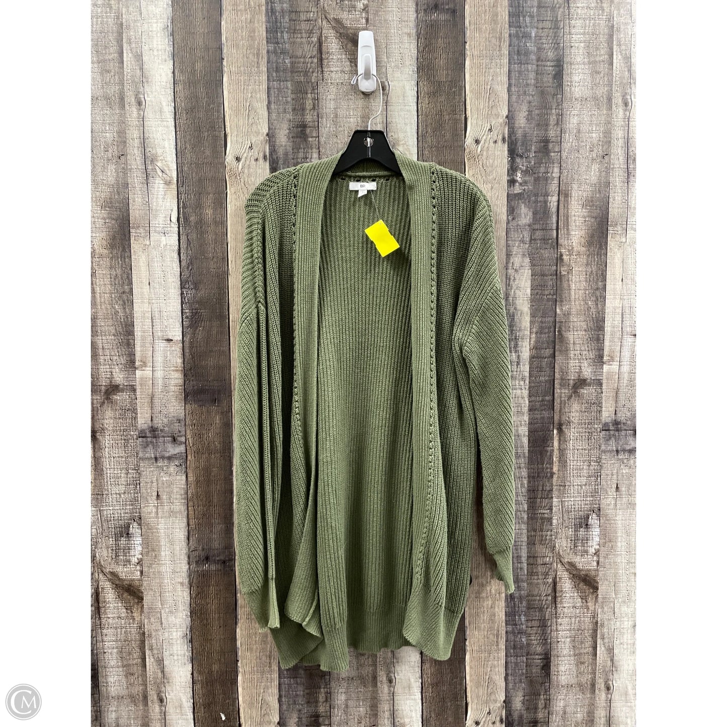 Sweater Cardigan By Bp In Green, Size: S
